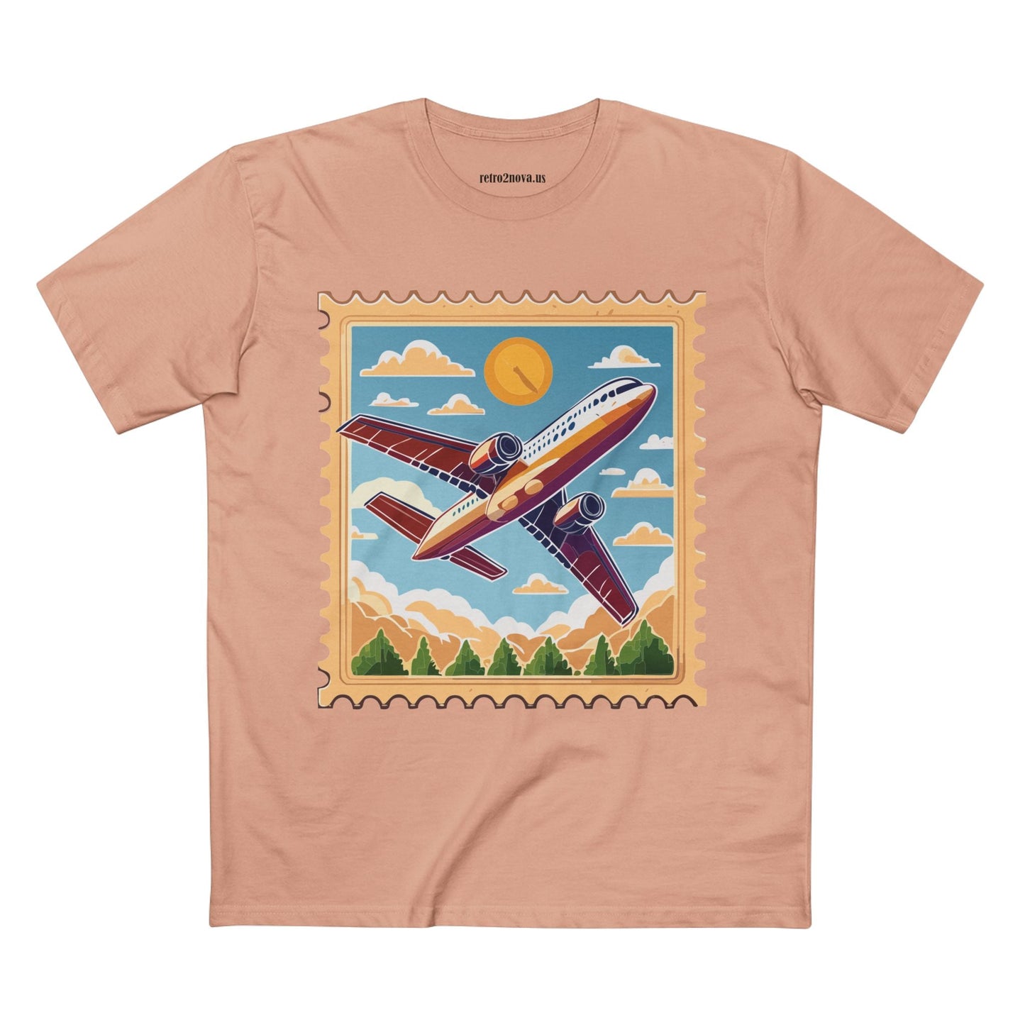 Postage Stamp Shirt Unisex Premium Cotton Tee With Original Art Design PS15 Premium Collection Tee