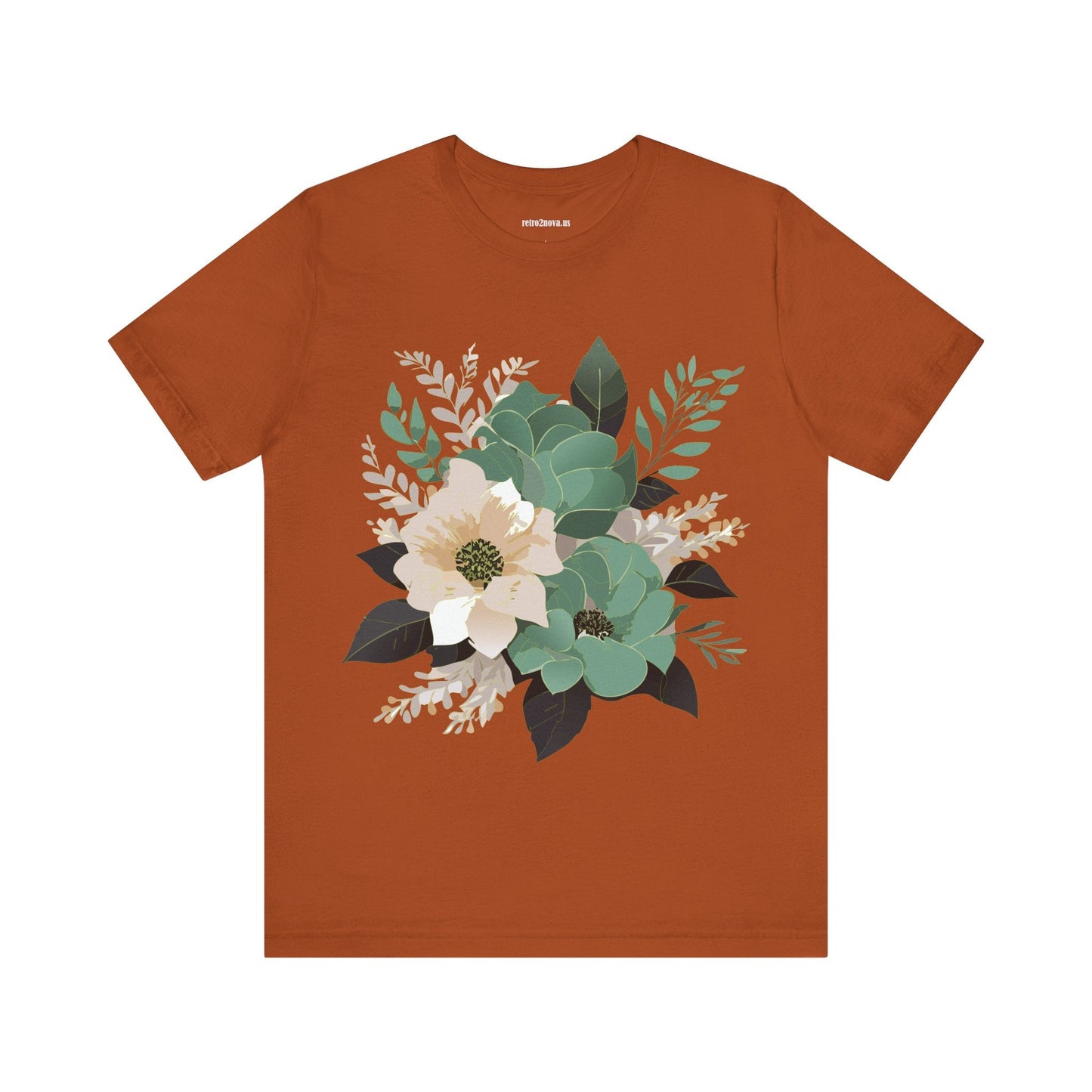 Flowers Shirt Floral Shirt Unisex Jersey Short Sleeve Tee From Flowers Collection Retro2Nova