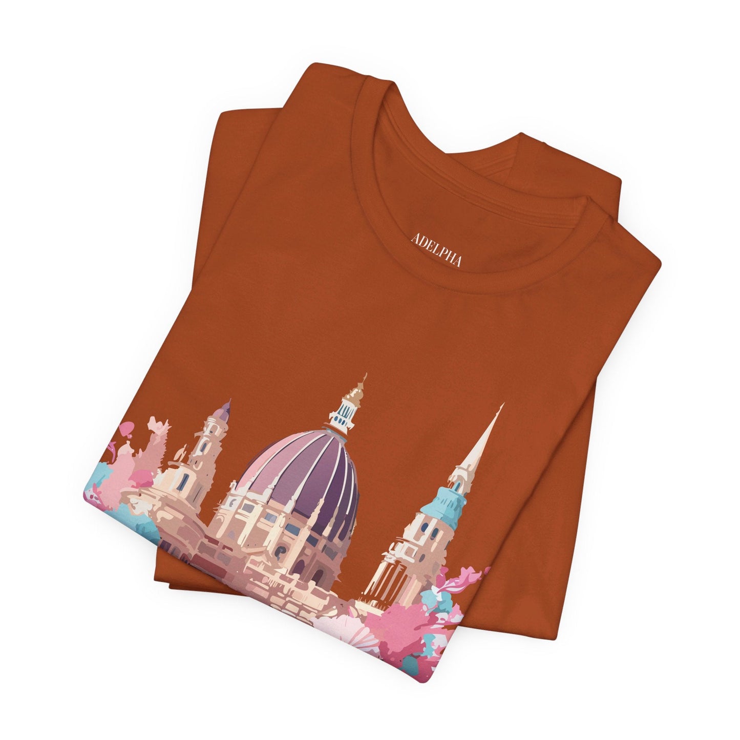 Tourist Shirt With Vienna Graphic Tee Unisex Short Sleeve Art Design Adelpha Vintage Artwork