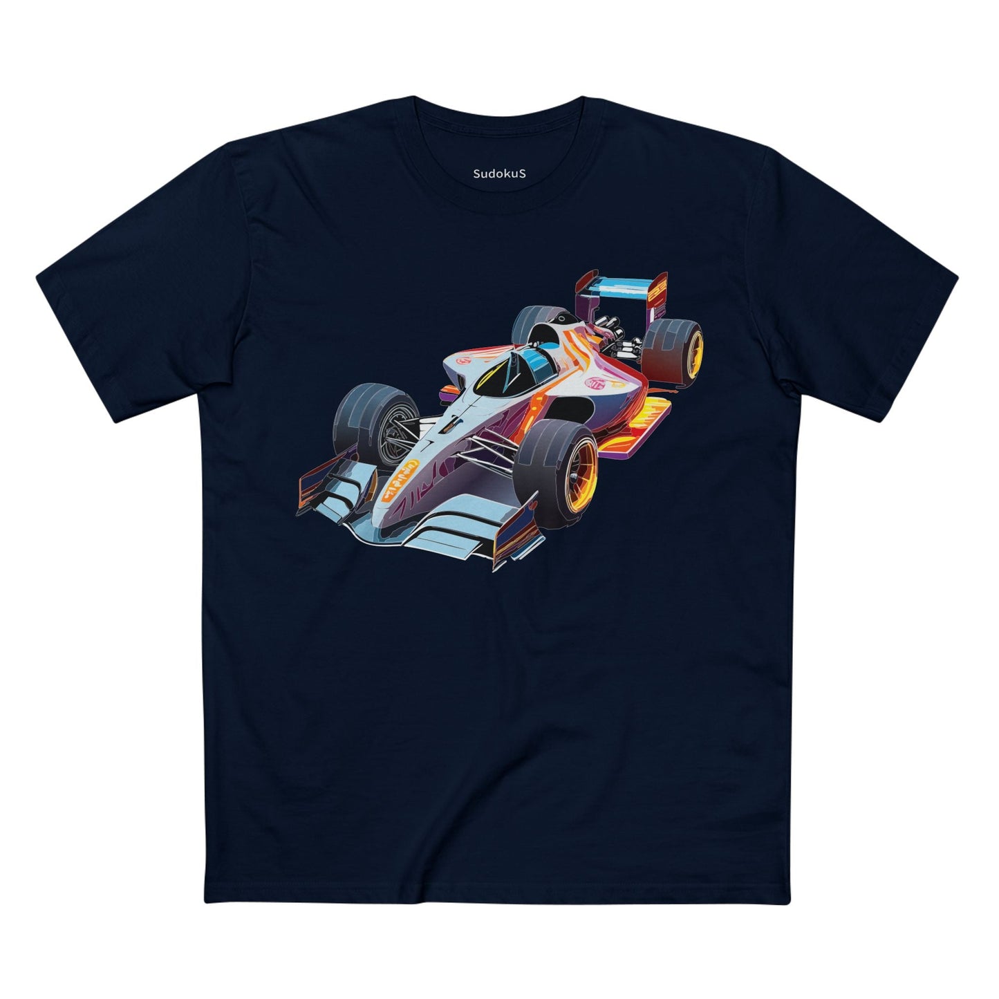 Car Graphic Unisex 100 Cotton Staple Tee 11