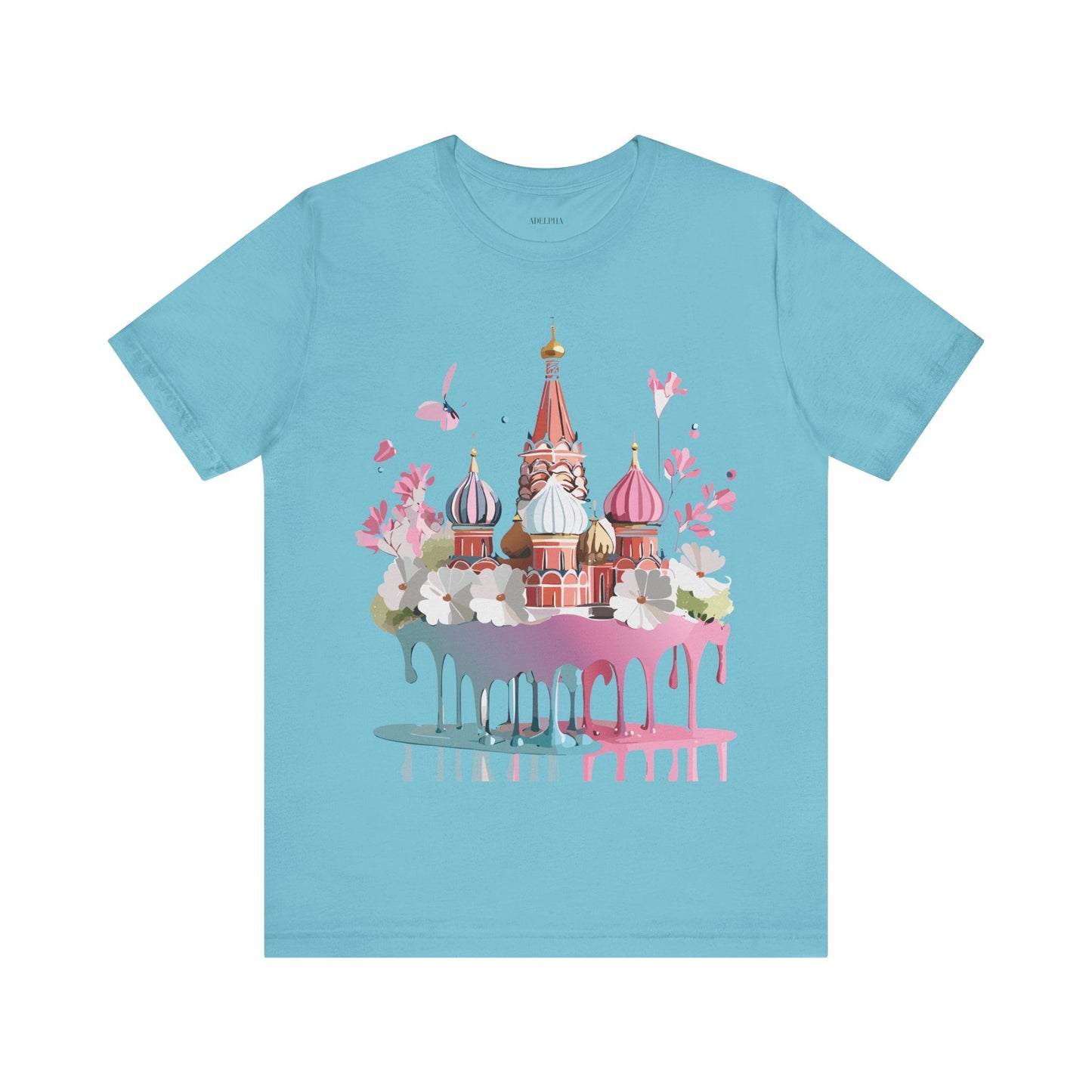 Premium Unisex Tourist Shirt Moscow Graphic Tee With Vintage Adelpha Artwork and Comfort