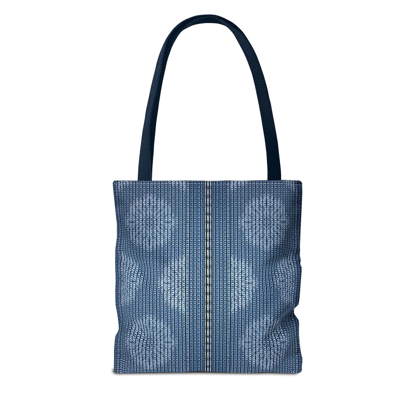 Denim Fabric Imitation Print Unisex Canvas Bag Poly Spun 3 Sizes Tote Bag 109