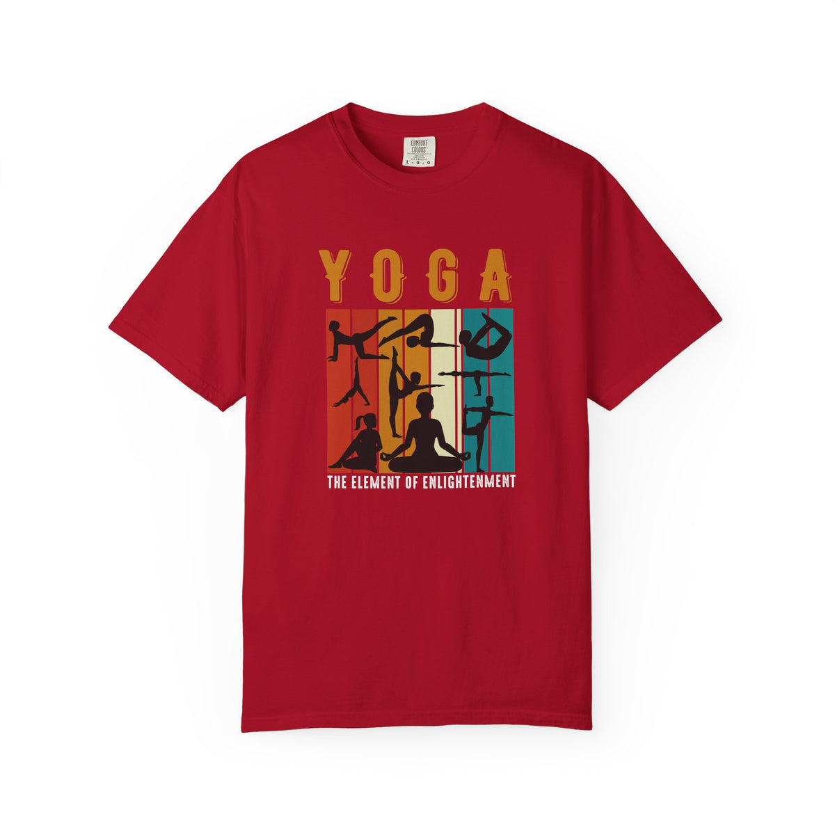 Yoga Lovers Unisex Comfort Colors Garment-Dyed Heavyweight 100 Cotton Art Design T-Shirt w191