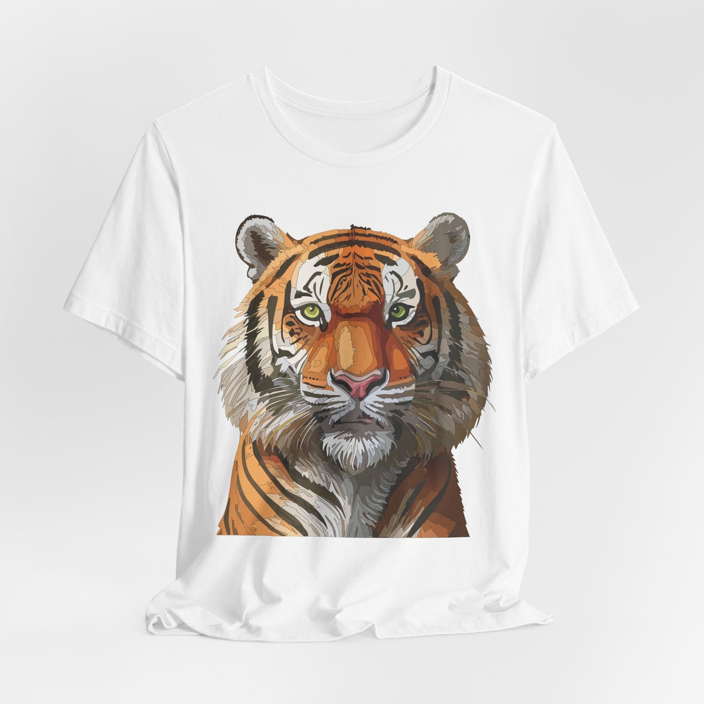 Unisex Animal Art Design Tee Shirt Wild Animals Graphic Tee Softstyle Gildan 64000