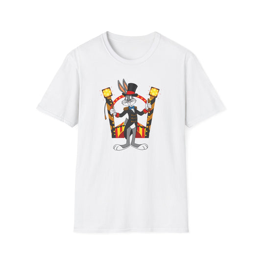 Cartoon Bunny Graphic Unisex Cotton Animal Animation Artwork Design Tee 14