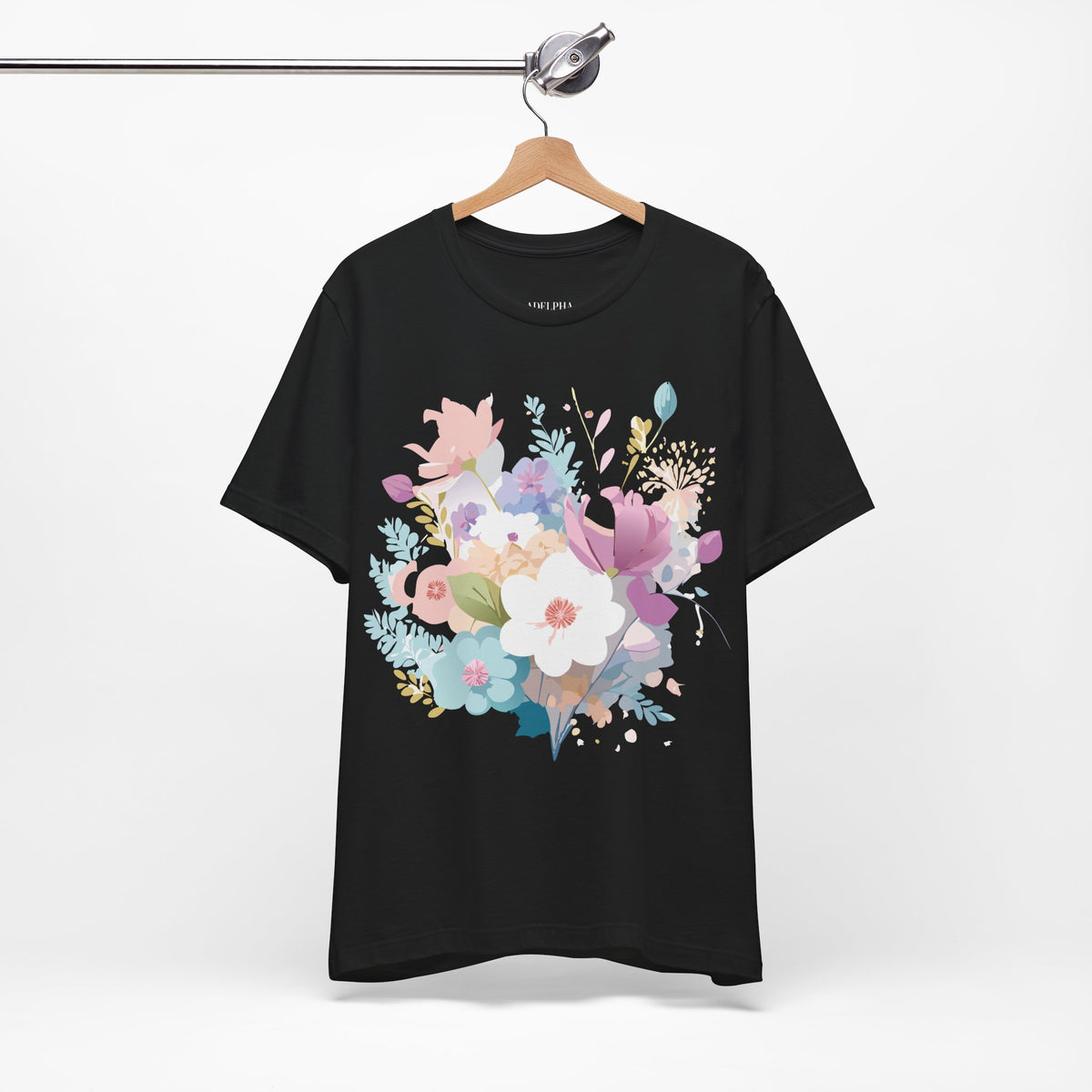 Floral Graphic Tee Shirt - Bella+Canvas Unisex 100 Cotton 47