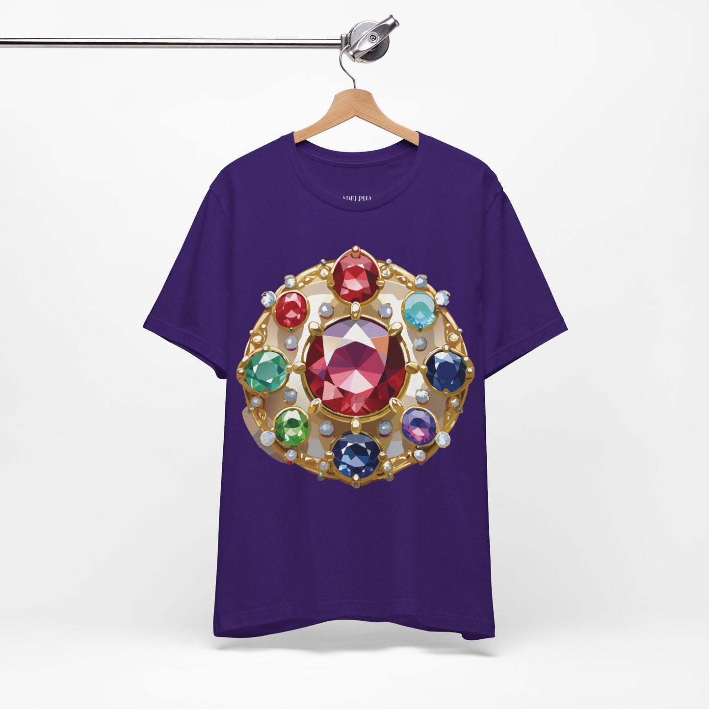 Adelpha Graphic T Shirt Unisex Vintage Artwork Tee Jewelry Design Short Sleeve Art Print