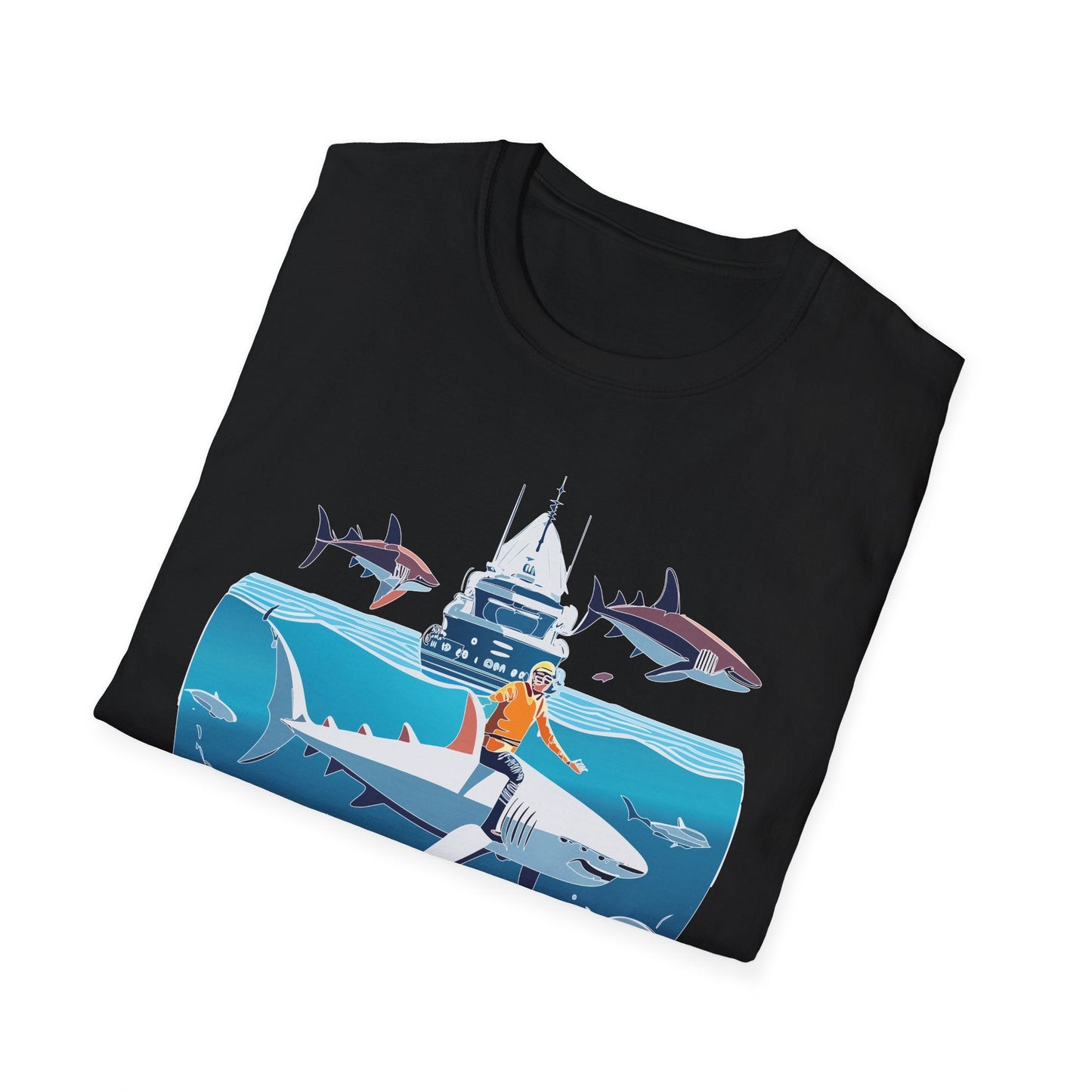Ocean Tee Shirt Unisex Softstyle Gildan 64000 Cotton T Shirt Lightweight Casual Tee