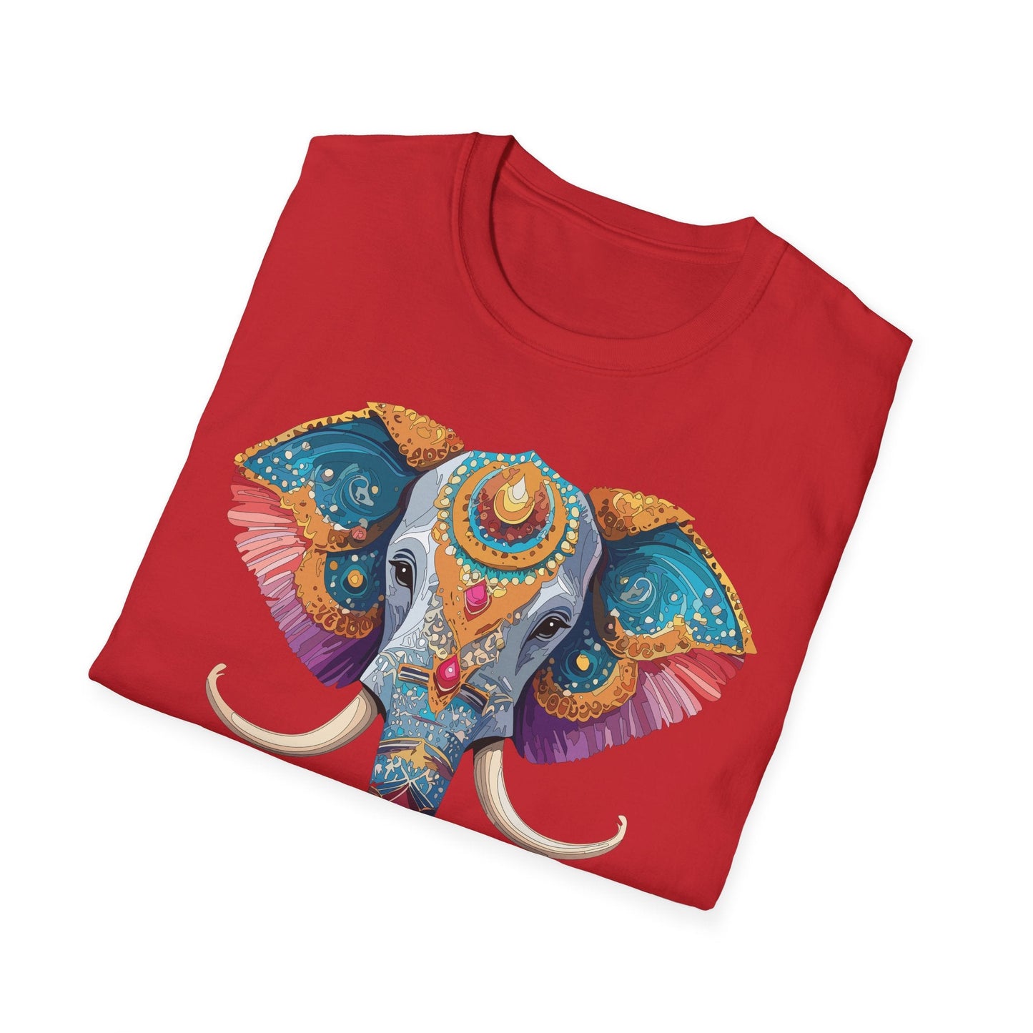 Elephant Shirt Unisex Elephant Tee Softstyle Cotton Gildan 64000 Animal Tee Graphic Elephant Tee