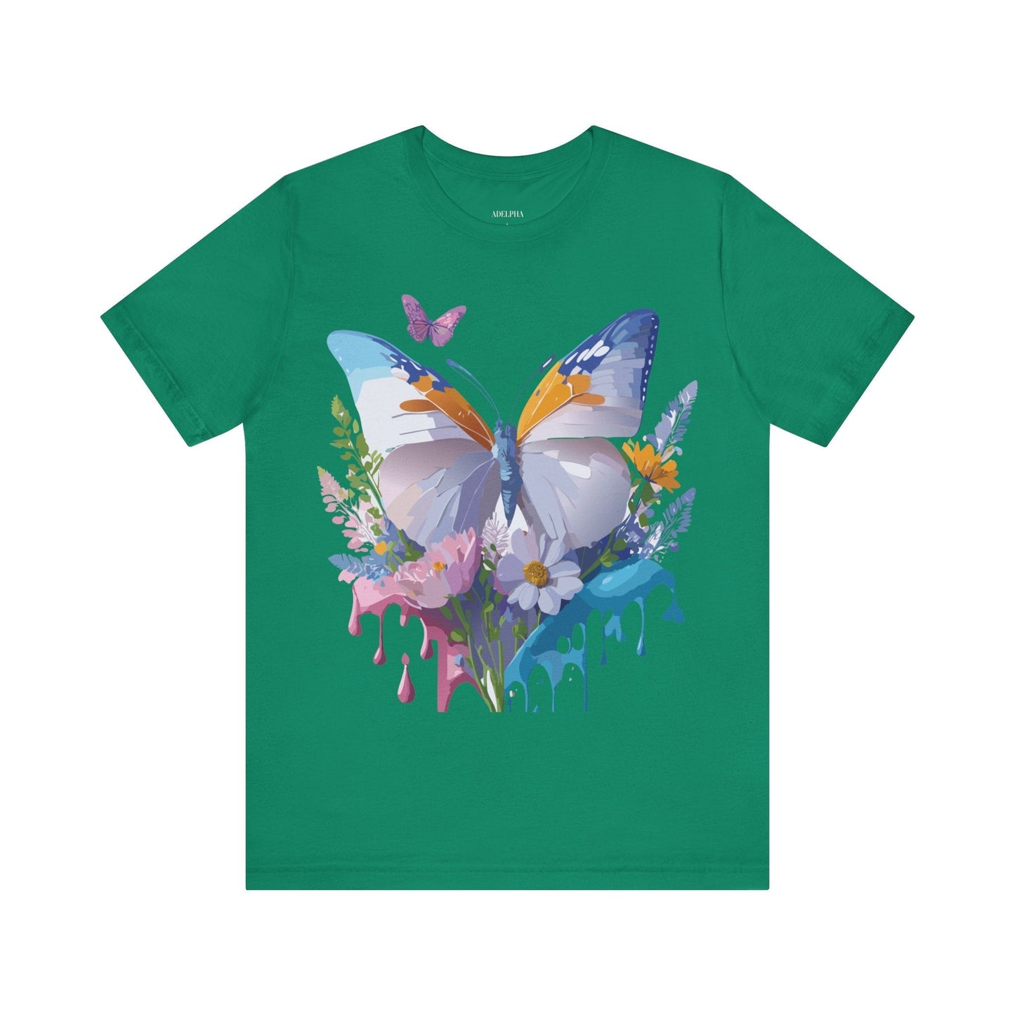 Adelpha Butterfly Graphic Tee Vintage Inspired Unisex Short Sleeve Shirt