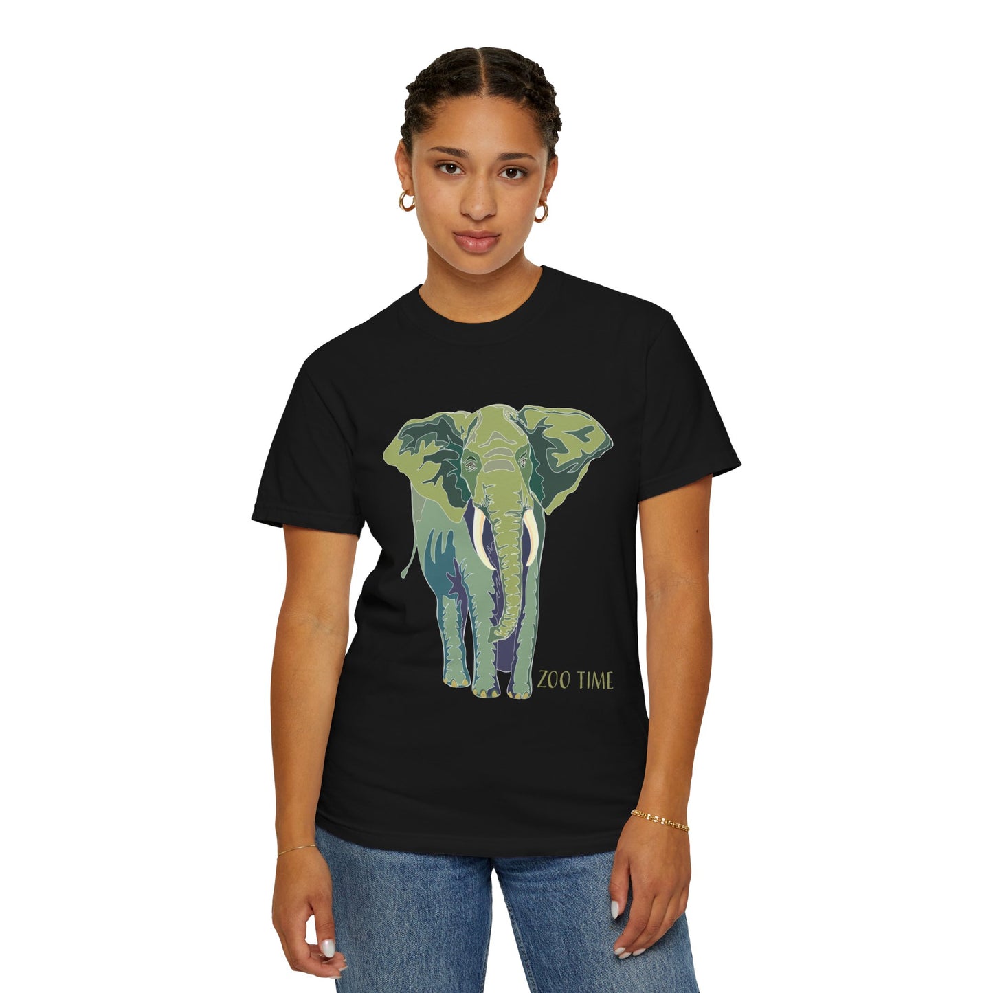 Unisex T-shirt with animal prints