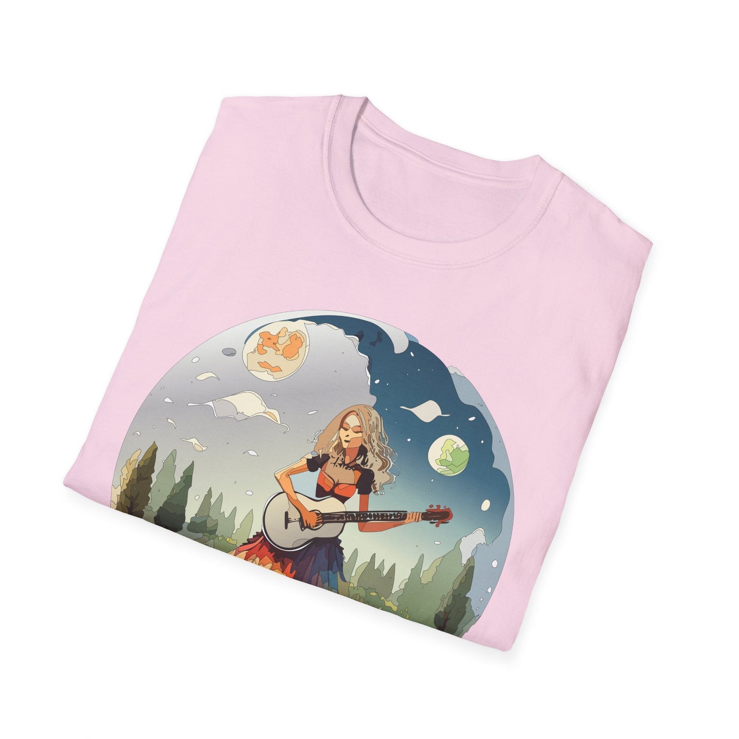 Womens Graphic T Shirts Art Design Tee Softstyle 64000 Ring Spun Cotton Comfort Everyday