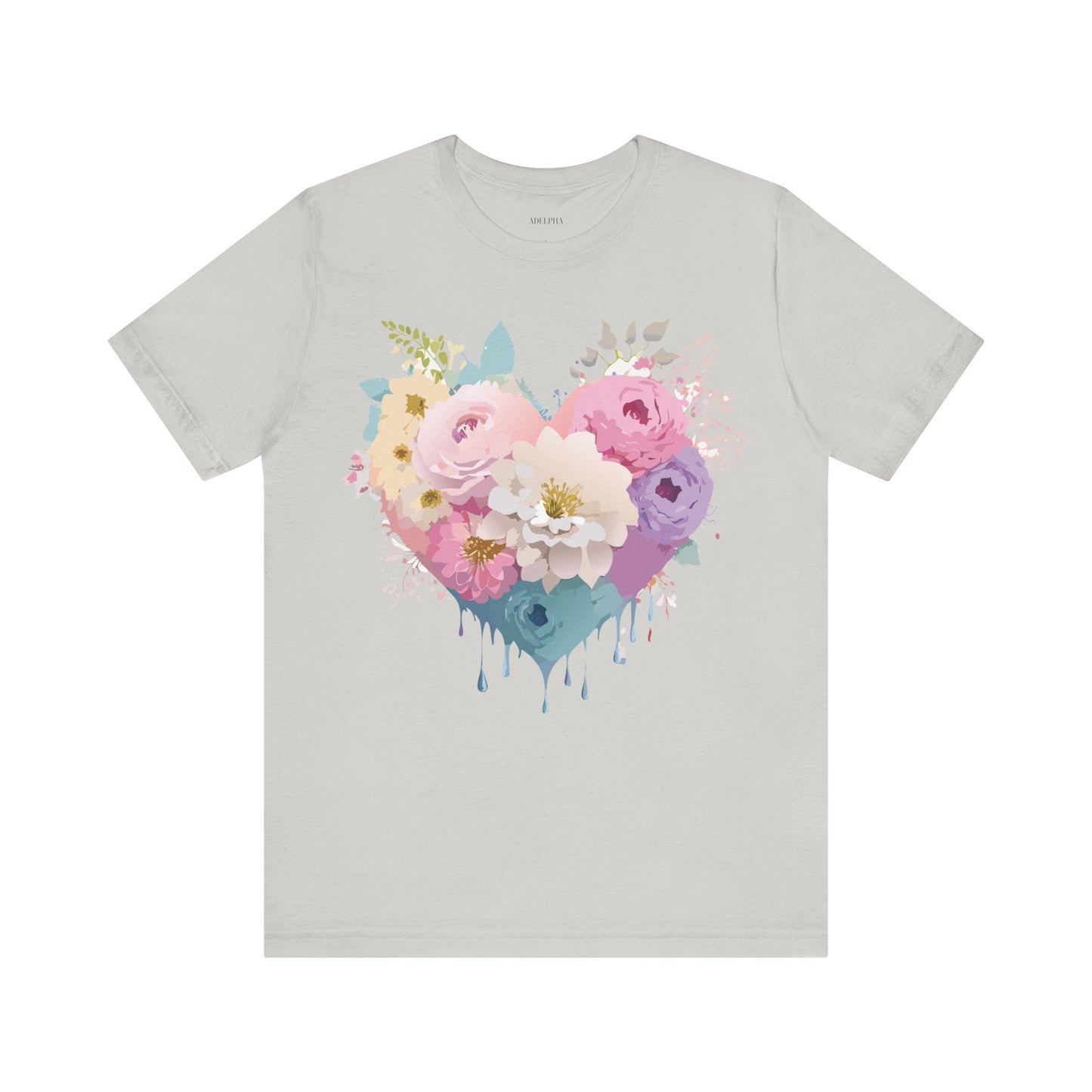 Valentine Graphic Tee Unisex Short Sleeve Shirt With Adelpha Vintage Artwork Design