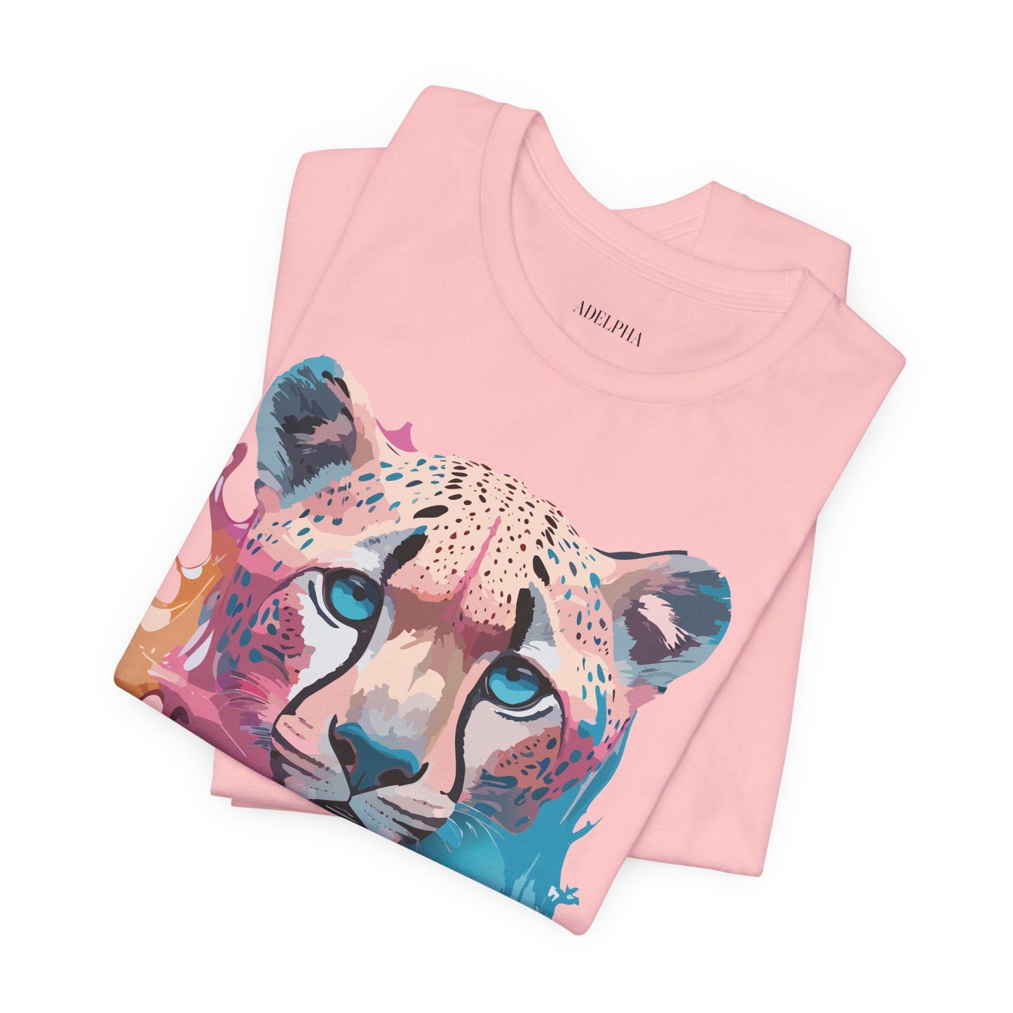 Cheetah Graphic Tee Unisex Jersey Short Sleeve Vintage Inspired Artwork Adelpha