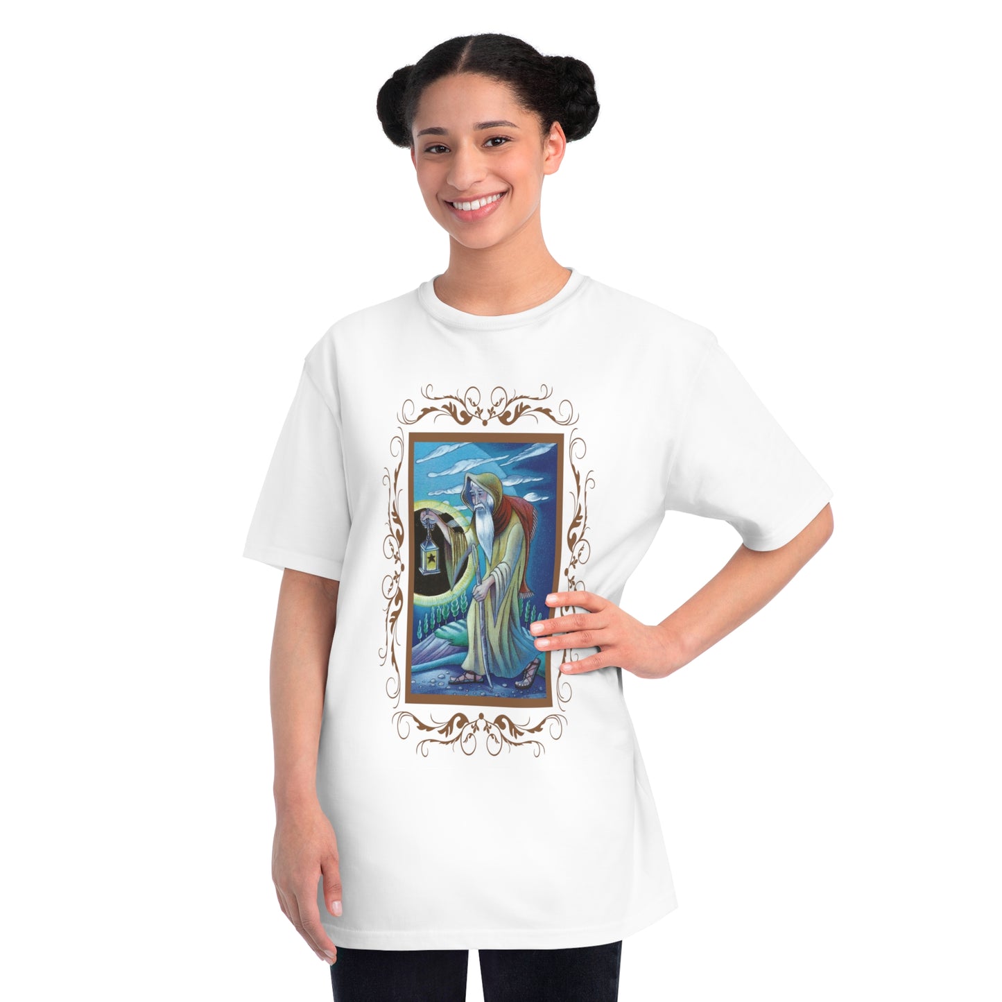 T-Shirt aus Bio-Baumwolle, Unisex, mit Tarotkarten