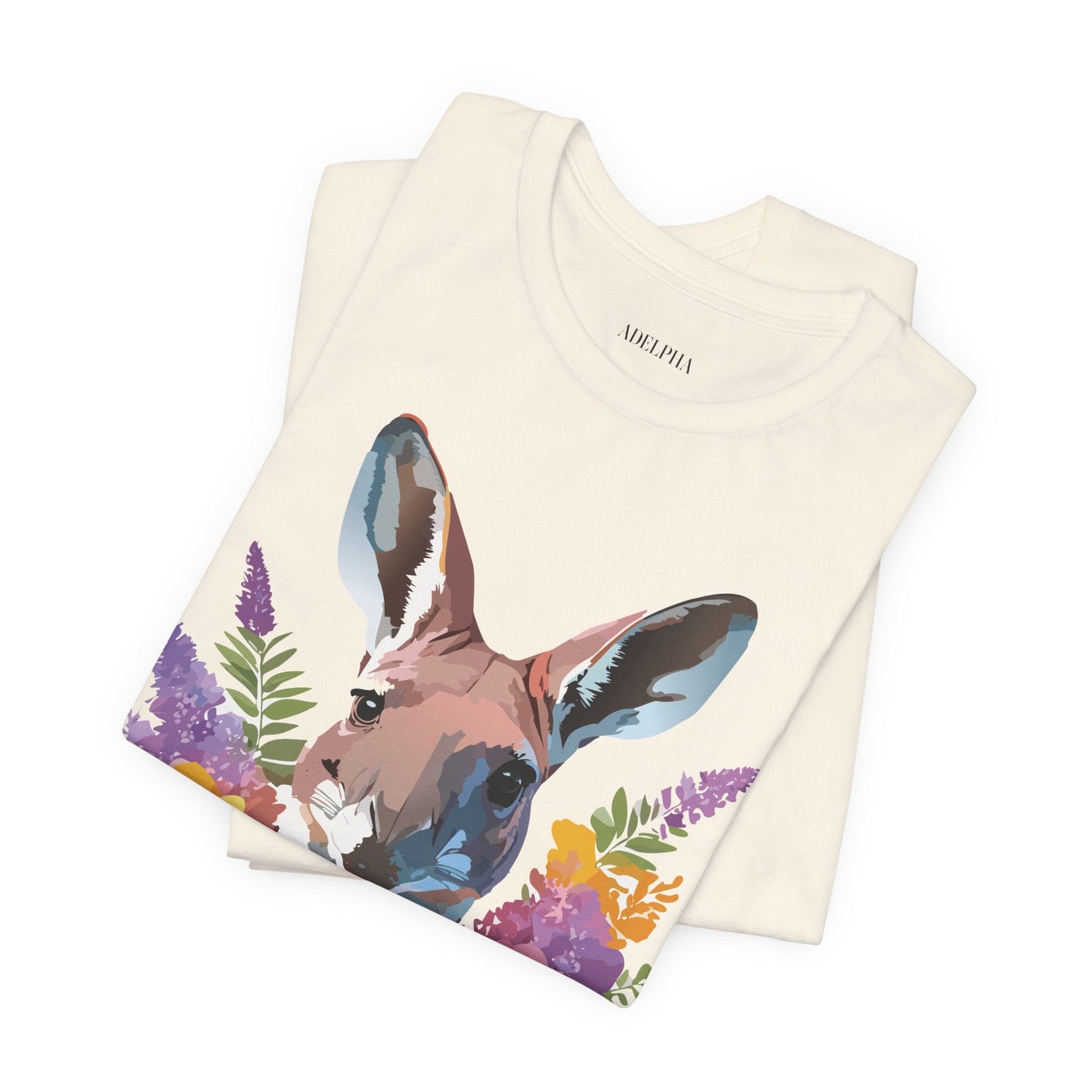 Kangaroo Graphic Unisex 100 Cotton Vintage Animal Artwork Tee 8