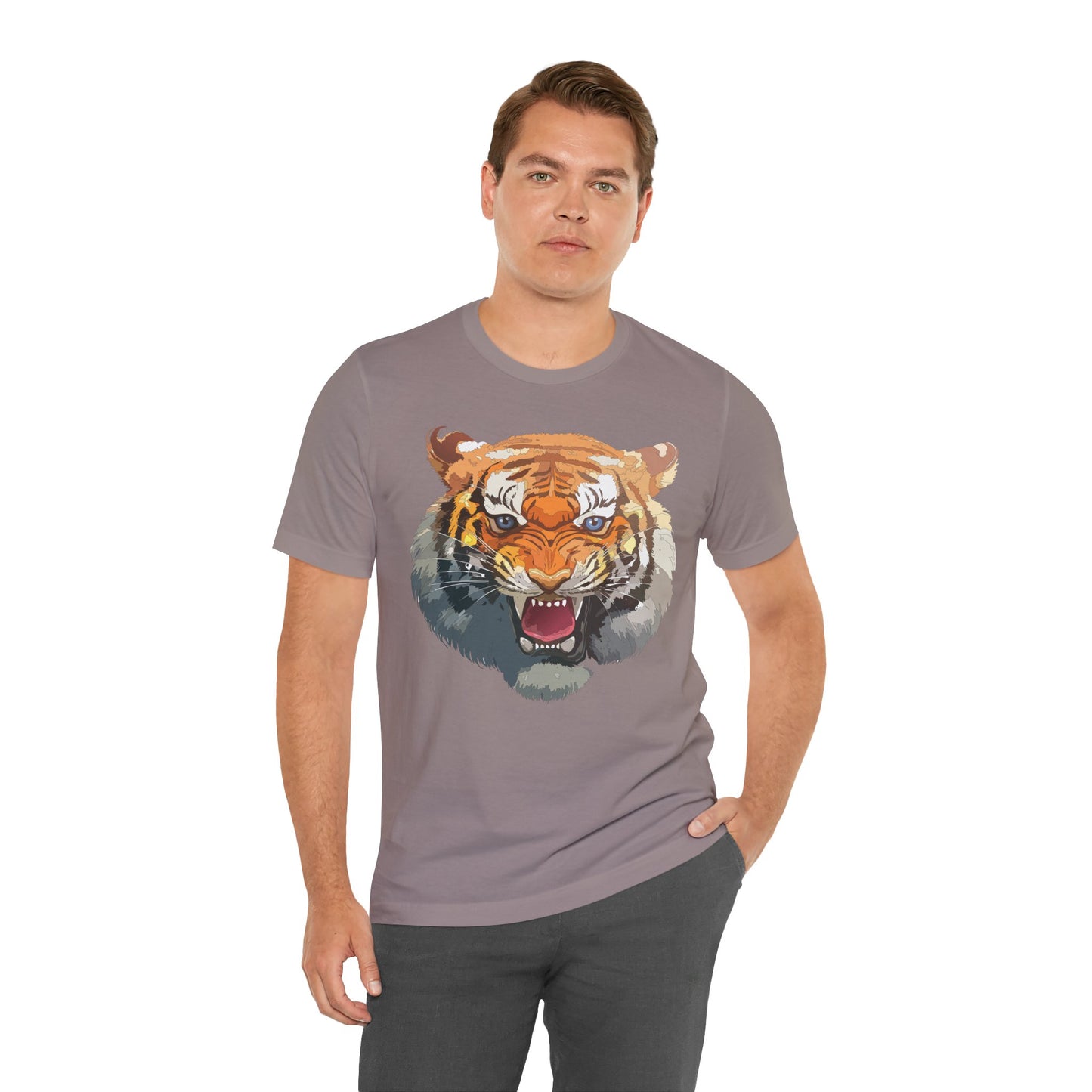 Tiger Shirt, Animal Shirt, T-Shirt with Tiger, Art Design Tee, Animal Tees, Safari T-Shirt, Graphic Design Tee 14