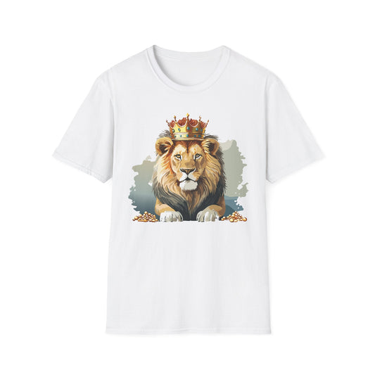 Lion Shirt Unisex Animal Tee Gildan Softstyle 64000 Comfort Fit
