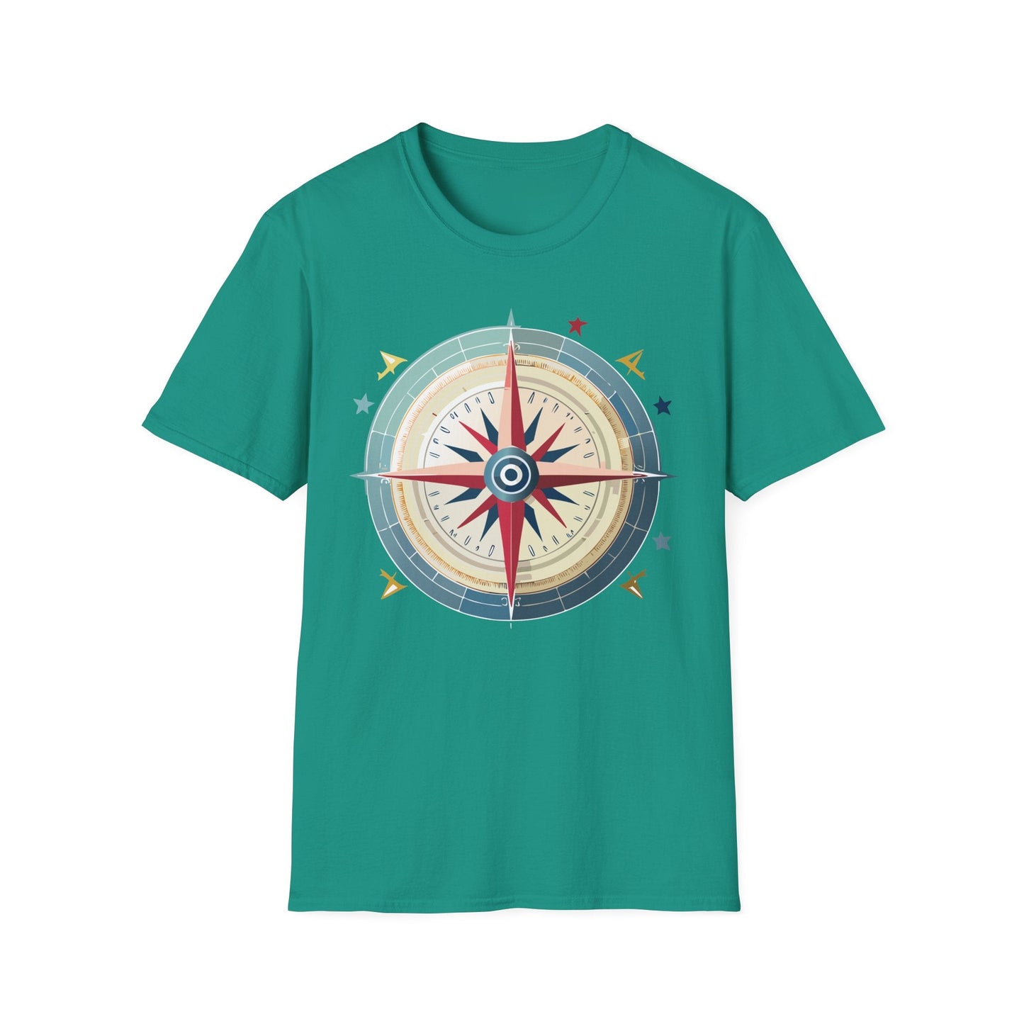 Compass Navigator Graphic Tee Unisex 100 Cotton 21