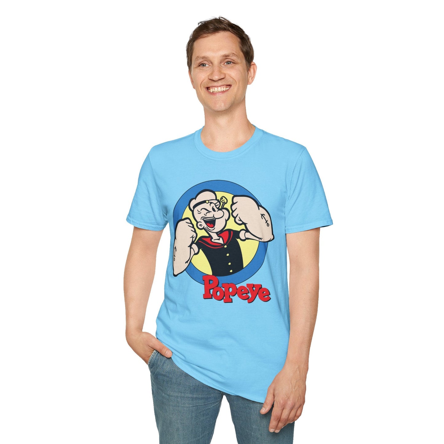 Unisex Cartoon T Shirt With Art Design Funny Animation Tee Gildan Softstyle 64000