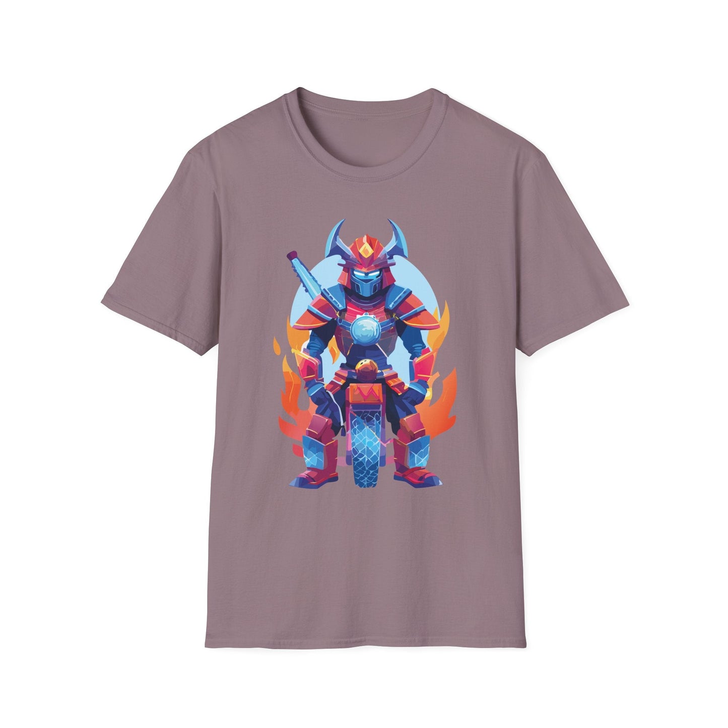 Samurai Shirt Unisex Gildan Softstyle 64000 Tee 100 Percent Ring Spun Cotton Comfort All Day Wear