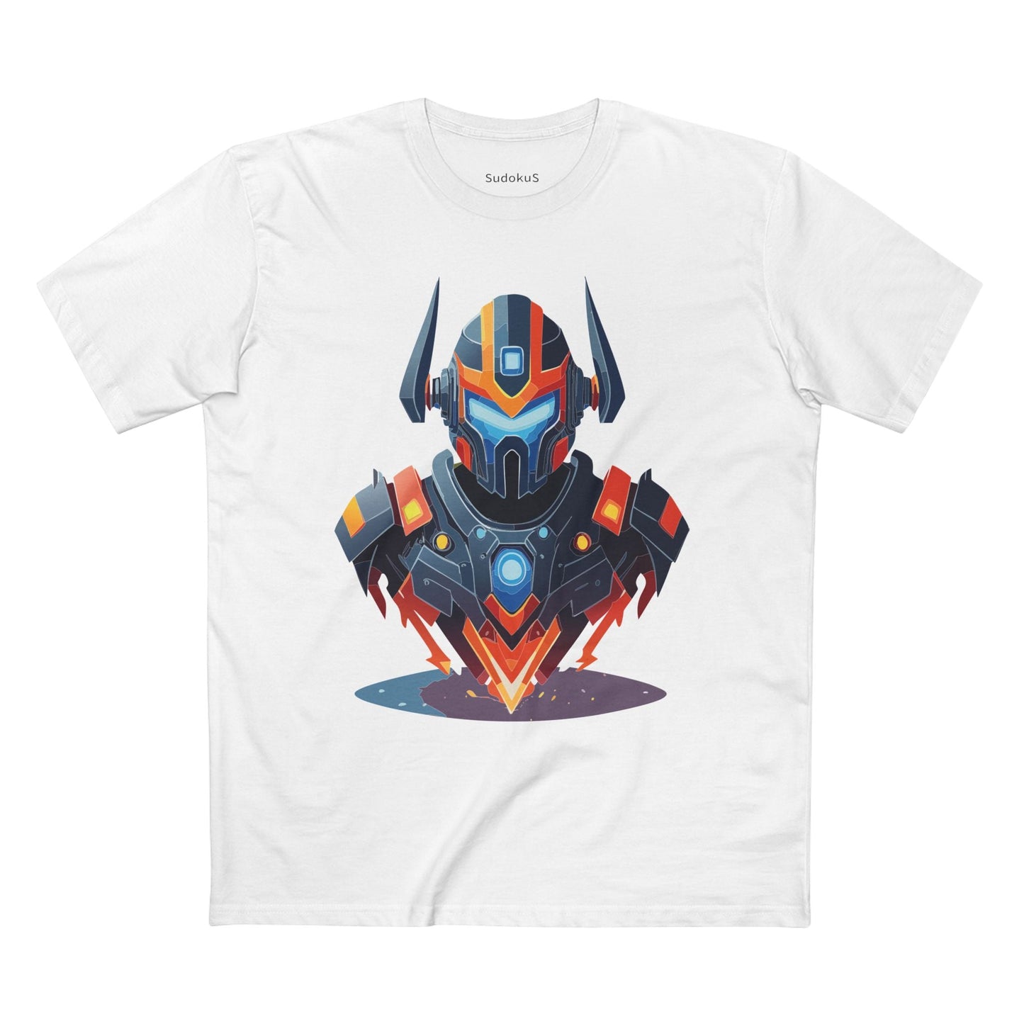 Cyborg Robot Graphic Unisex 100 Cotton Staple Tee 10