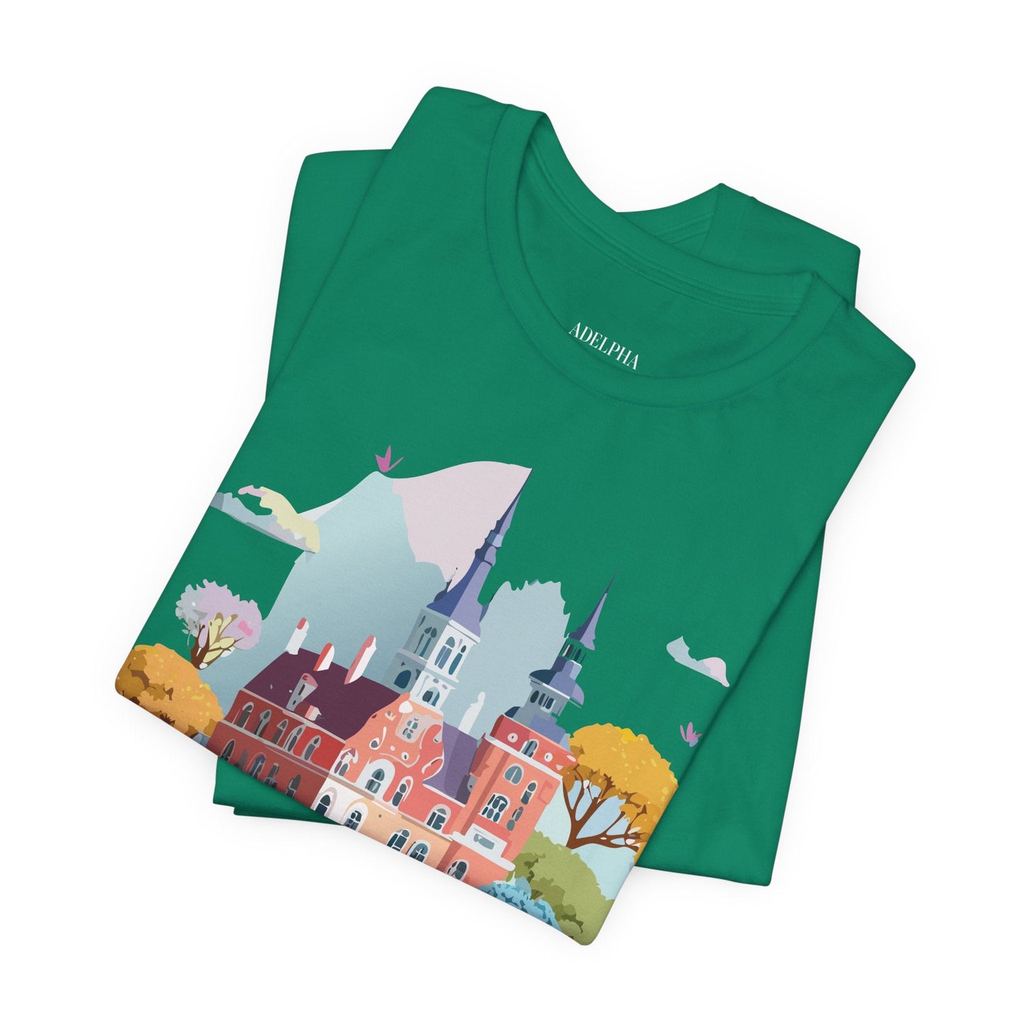Germany Tourist Shirt Graphic Tee Unisex Vintage Inspired Design Adelpha Short Sleeve