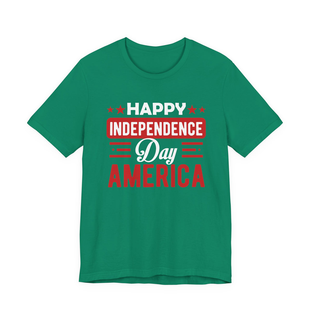Happy Independence Day America T-Shirt Fourth of July Patriotic Unisex Cotton Tee 015