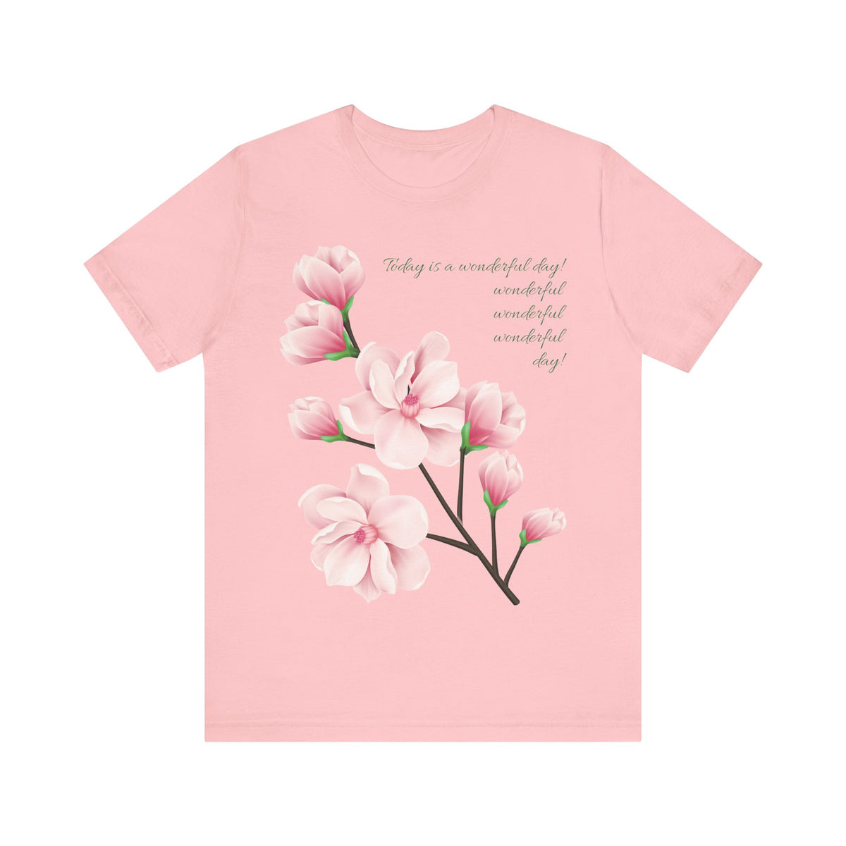 Floral Graphic Tee Shirt - Bella+Canvas Unisex 100 Cotton 55