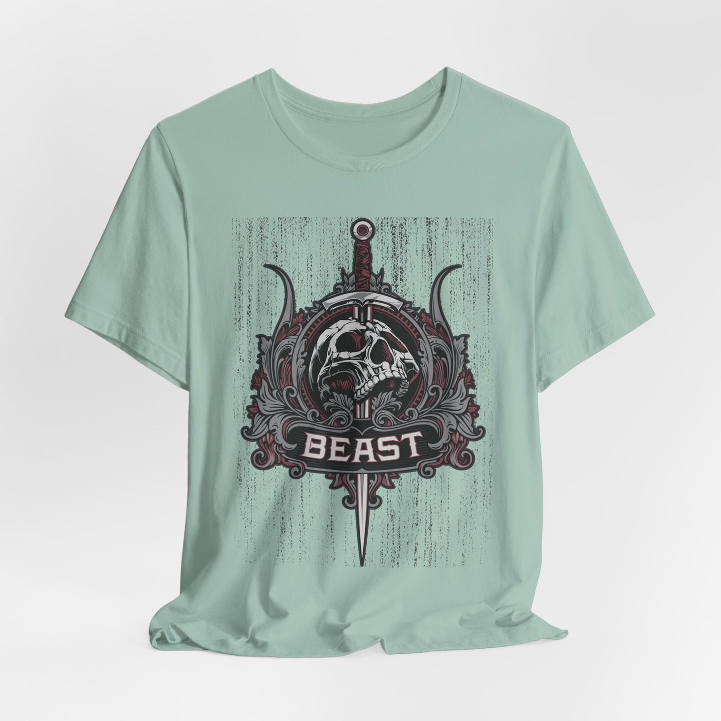 Beast Graphic Tee, Graphic T-Shirt, Artistic Vintage T-Shirt, Vintage Shirt, Skull Tee, Art Design Skull Tees