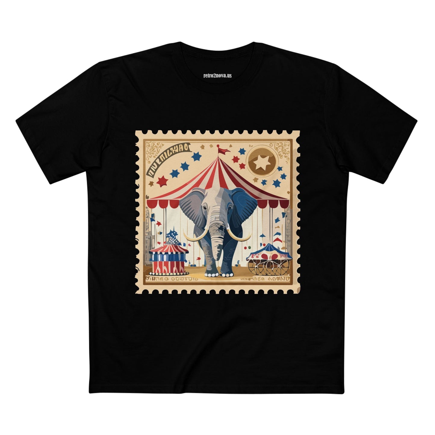 Stamp Shirt Postage Stamp Tee Unisex Premium Cotton Original Art Design From Retro2Nova PS 50