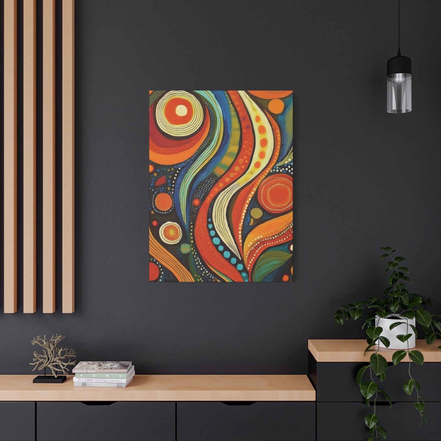 Abstract Oil Painting Print Canvas 20x24,20x30,24x30 24x32,24x36,30x40 32x48,36x48,40x60 Pine-Wood Inner Frame ABS-111