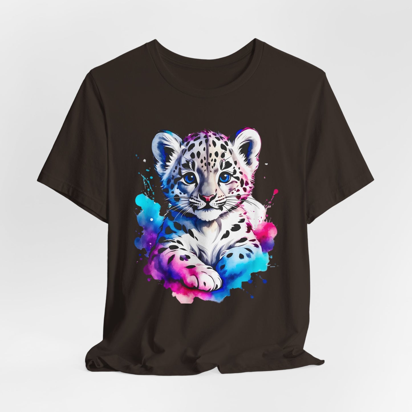Baby Leopard Shirt, Cute Leopard Tee Shirt, Animal T-Shirt, Gepard Top, Animal Tees, Art Design T-Shirt, Graphic Tee