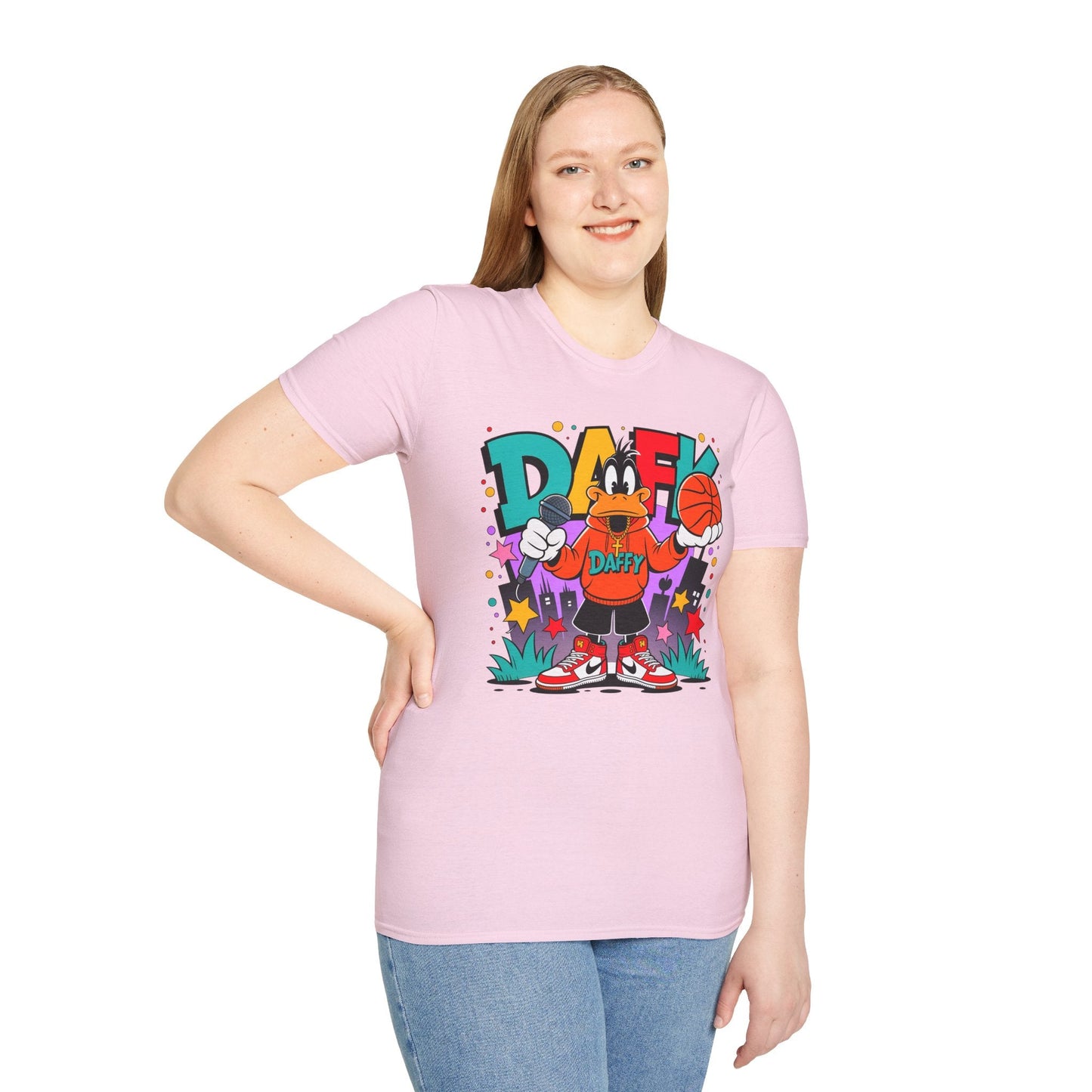 Funny Animals Cartoon T Shirt Unisex Graphic Tee Animation Shirt Softstyle Cotton
