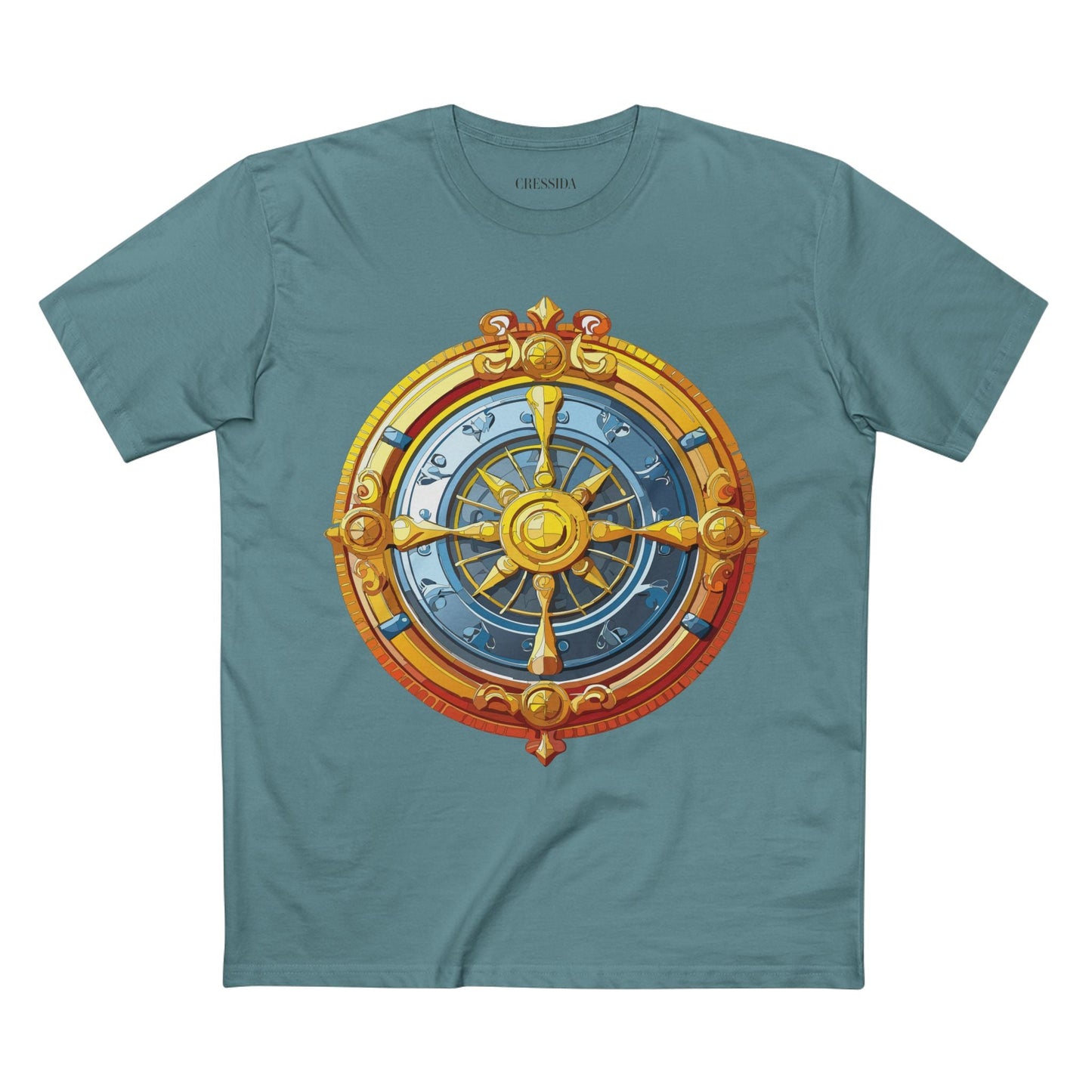 Antique Gold Coin Graphic Design T-Shirt Unisex 100 Cotton With Golden Print Artwork Tee 16