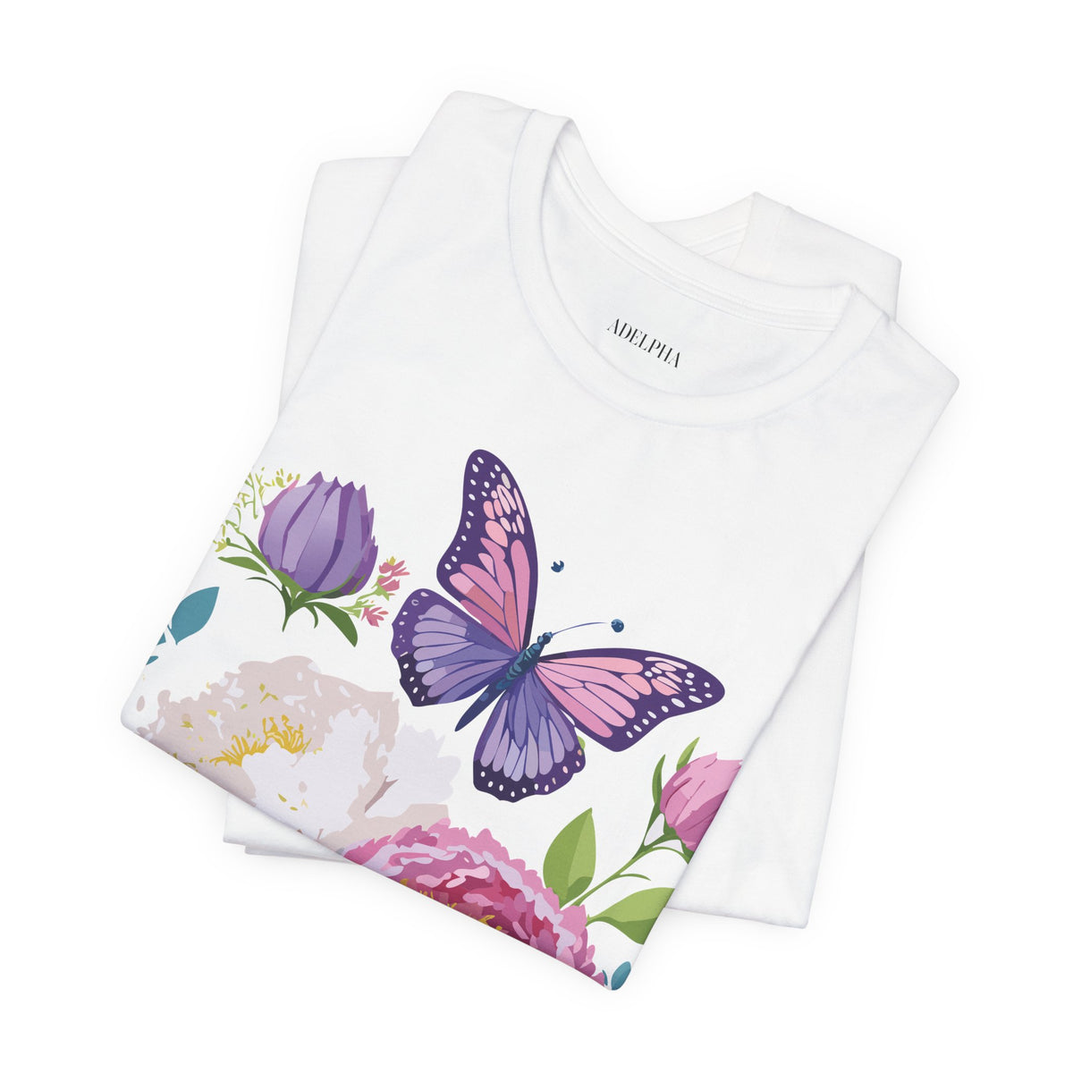 Floral Graphic Tee Shirt - Bella+Canvas Unisex 100 Cotton 38