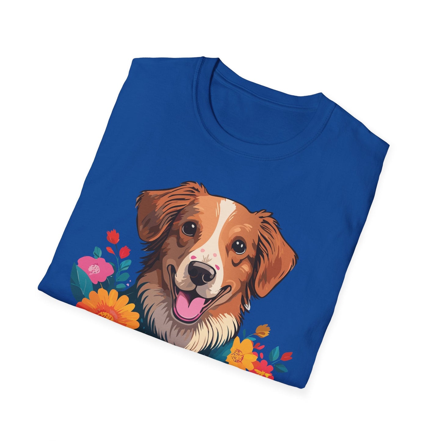 Dog Shirt Unisex Animal Tee Short Sleeve Gildan Softstyle 64000 Cotton Tee