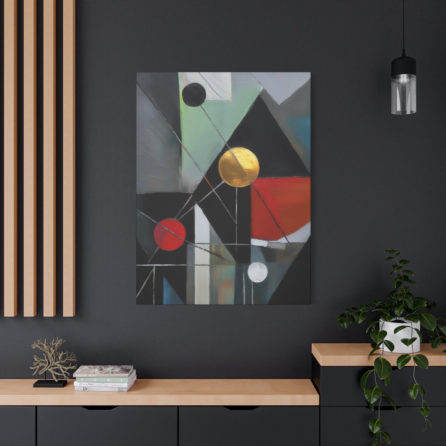 Abstract Oil Painting Print Canvas 20x24,20x30,24x30 24x32,24x36,30x40 32x48,36x48,40x60 Pine-Wood Inner Frame ABS-159