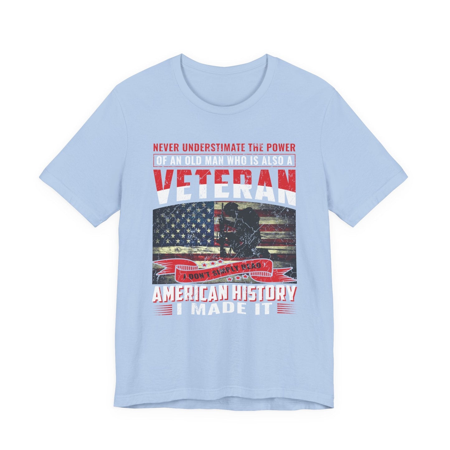 Army Veteran Patriotic Graphic Design Unisex Cotton T-Shirt v32