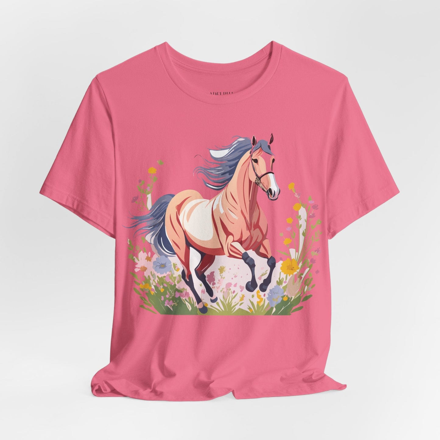 Horse Graphic Unisex 100 Cotton Vintage Animal Art T-Shirt 9