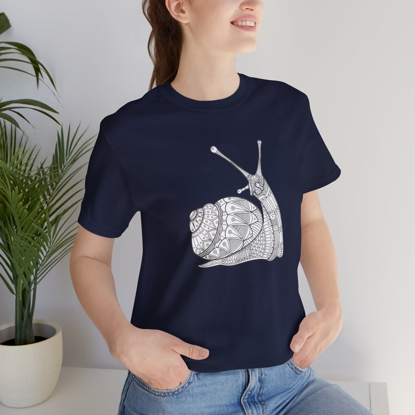 Unisex-T-Shirt mit Tier-Print 