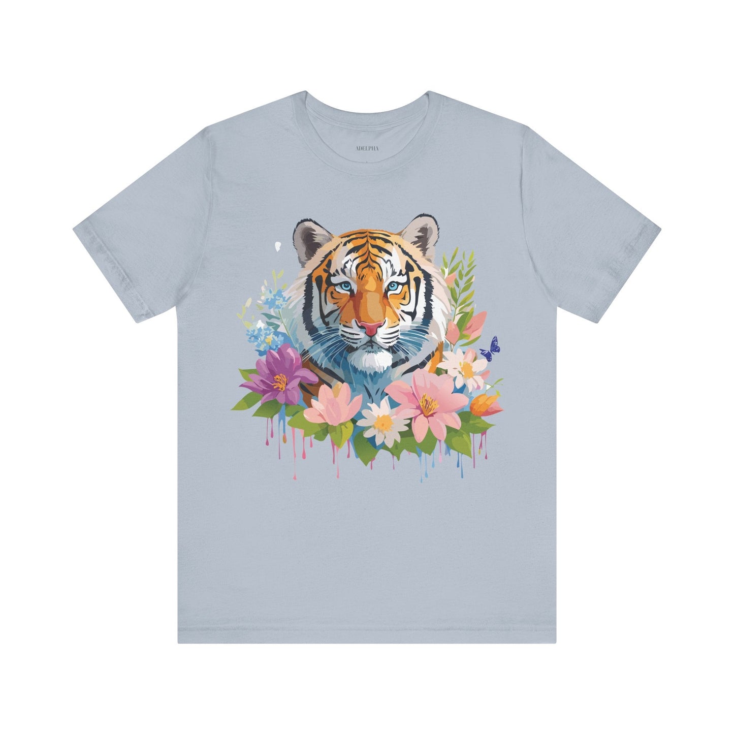 Tiger Graphic Tee Unisex Vintage Inspired Shirt By Adelpha Premium Short Sleeve Edition