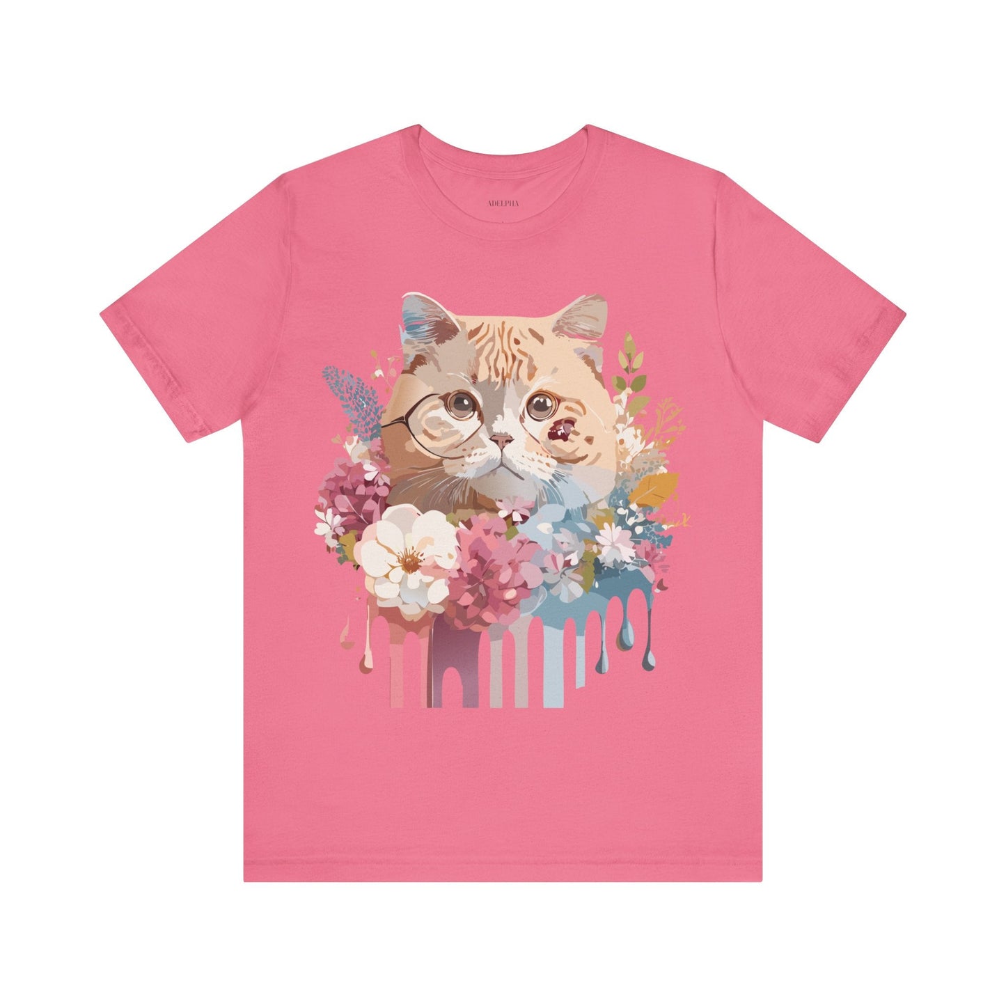 Cat Graphic Tee Unisex Vintage Inspired Shirt By Adelpha Original Artwork