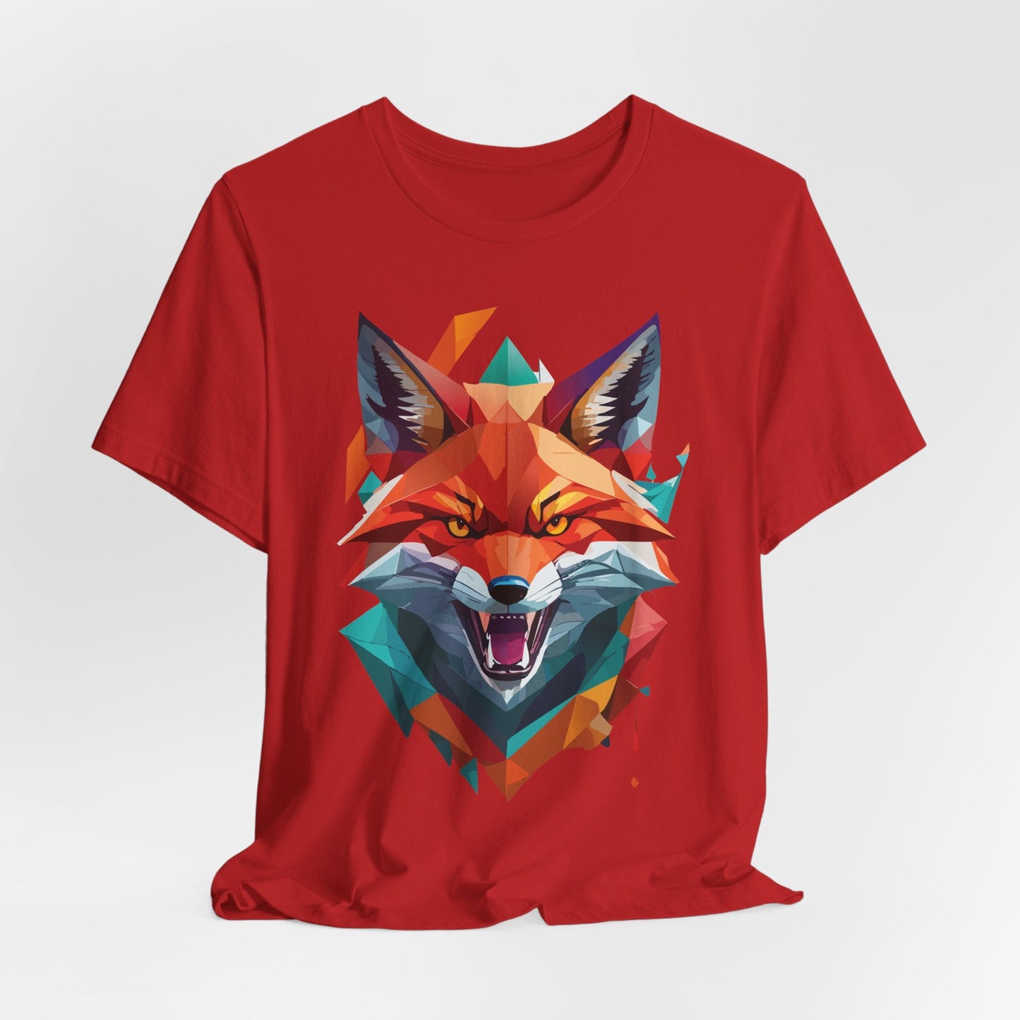 Unisex Animal Print Tee Shirt With Wild Animals Art Design For Men Women Soft Cotton