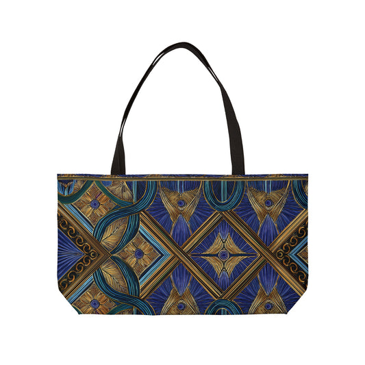 Ornament Print Big Bag High-Quality 100% Spun Poly 24x13 Canvas Art Bag OR-54