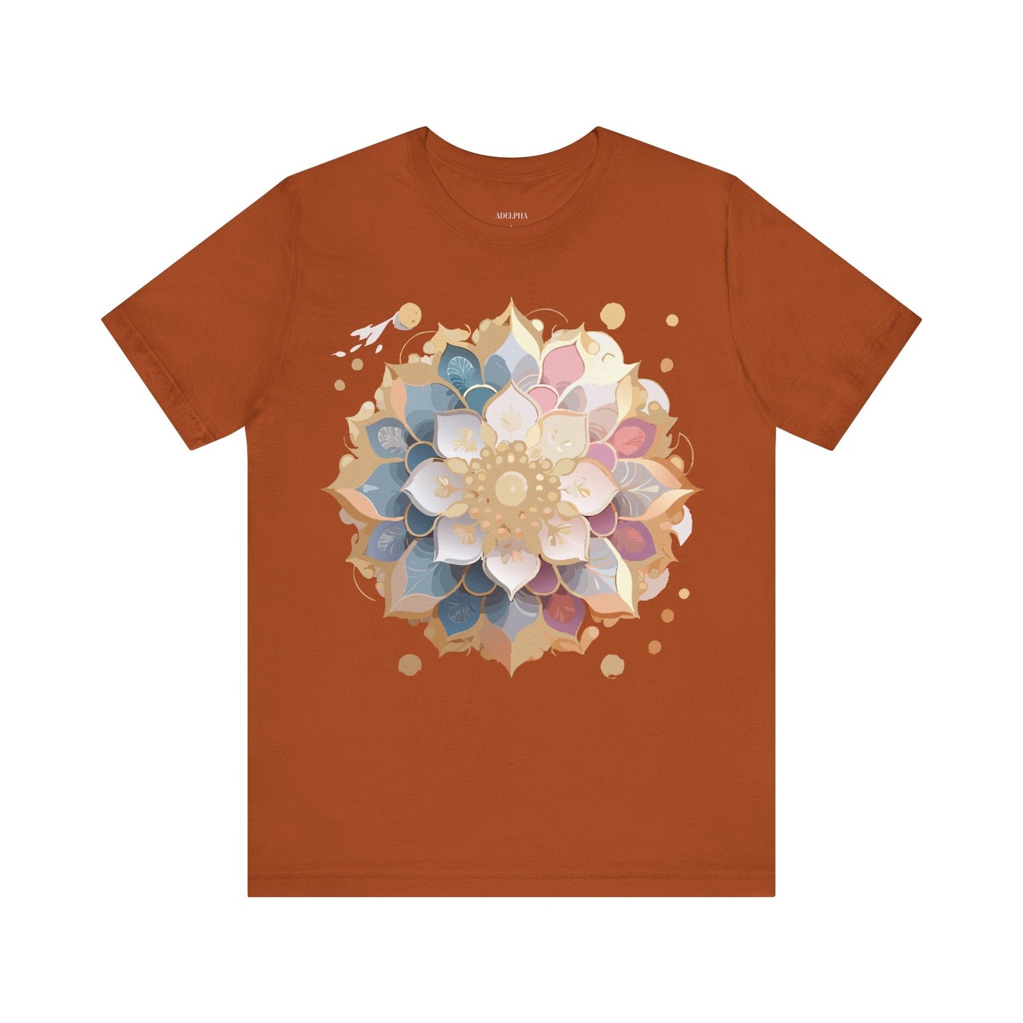 Mandala Graphic Tee Unisex Jersey Short Sleeve From Adelpha Vintage Inspired Artwork