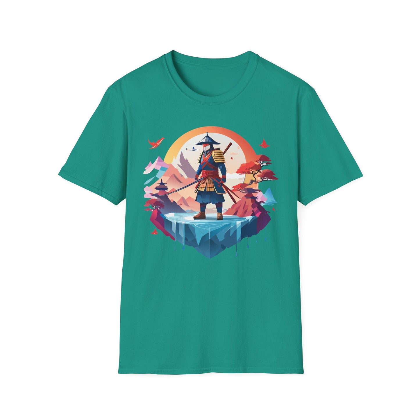 Samurai Shirt Unisex Softstyle Tee 100 Percent Ring Spun Cotton Short Sleeve T Shirt Comfort Fit
