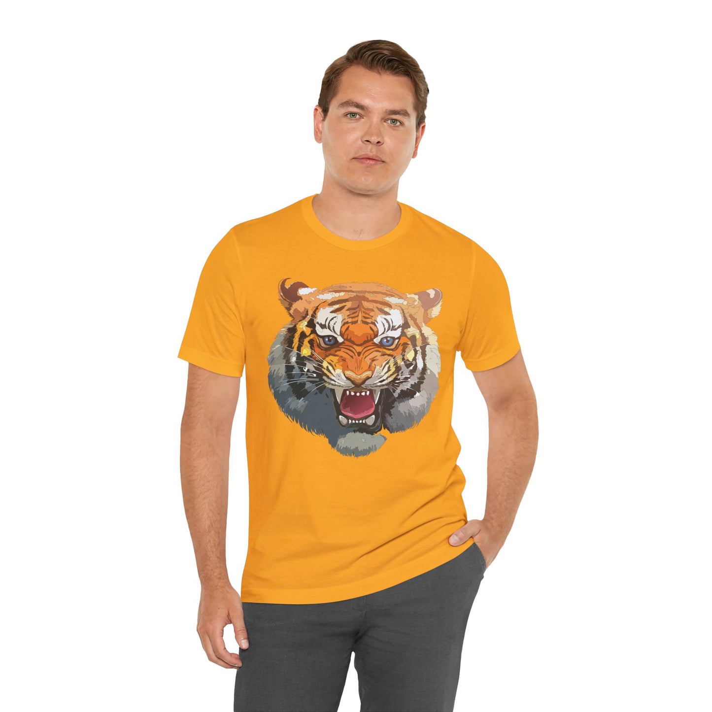 Tiger Shirt, Animal Shirt, T-Shirt with Tiger, Art Design Tee, Animal Tees, Safari T-Shirt, Graphic Design Tee 14
