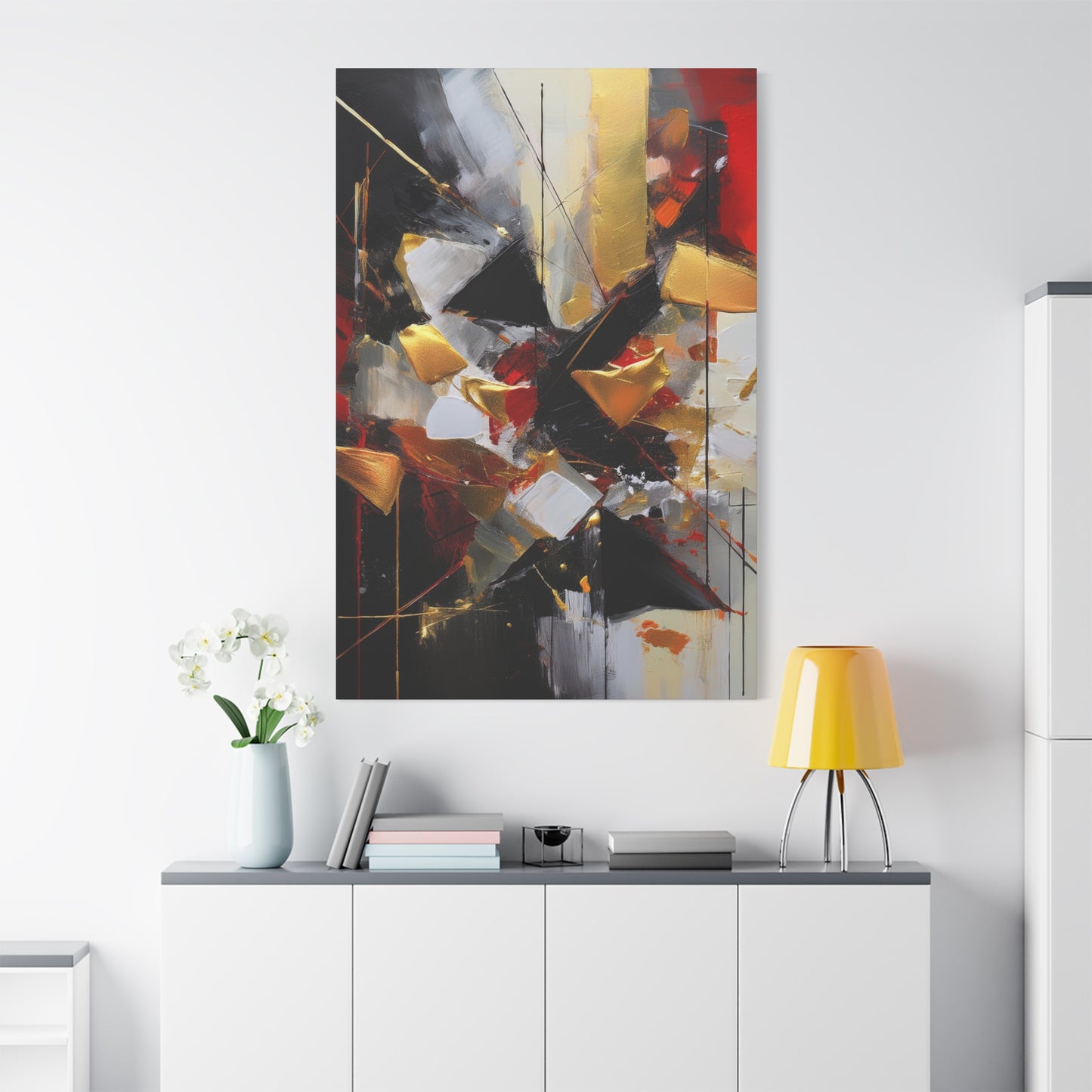 Abstract Oil Painting Print Canvas 20x24,20x30,24x30 24x32,24x36,30x40 32x48,36x48,40x60 Pine-Wood Inner Frame ABS-186