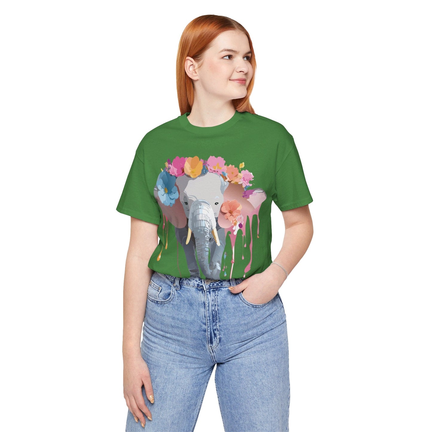 Vintage Inspired Adelpha Elephant Graphic T Shirt Unisex Short Sleeve Premium Artwork